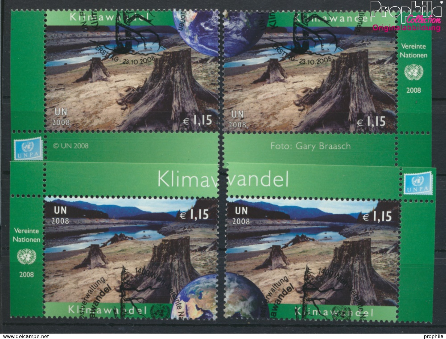 UNO - Wien 559-562 (kompl.Ausg.) Gestempelt 2008 Klimawandel (10054386 - Oblitérés