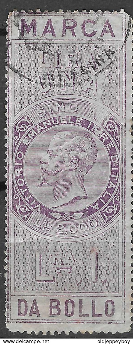 ITALIA REGNO - 1866 - MARCA DA BOLLO PER CAMBIALI ED ALTRI EFFETTI DI COMMERCIO - USATO - Revenue Stamps