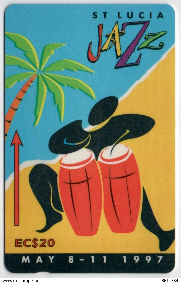 St. Lucia - Jazz Festival 1997 $20 - 147CSLE (with Ø) - Santa Lucia