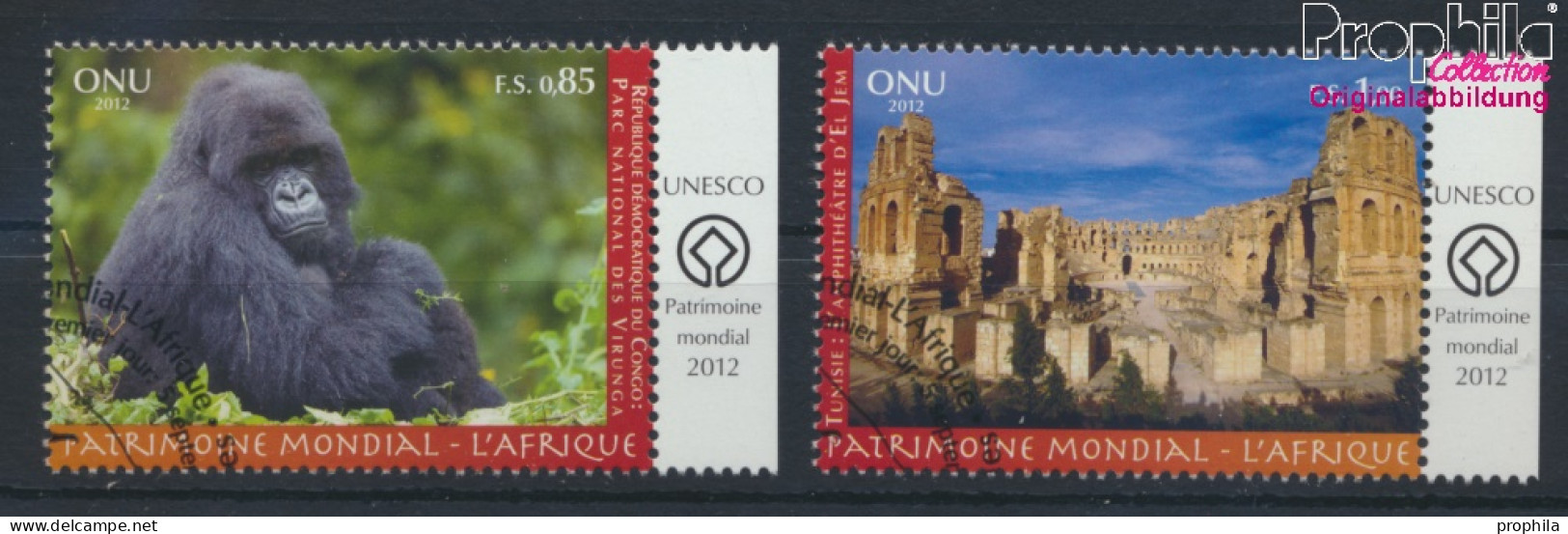 UNO - Genf 797-798 (kompl.Ausg.) Gestempelt 2012 UNESCO Welterbe Afrika (10073548 - Oblitérés
