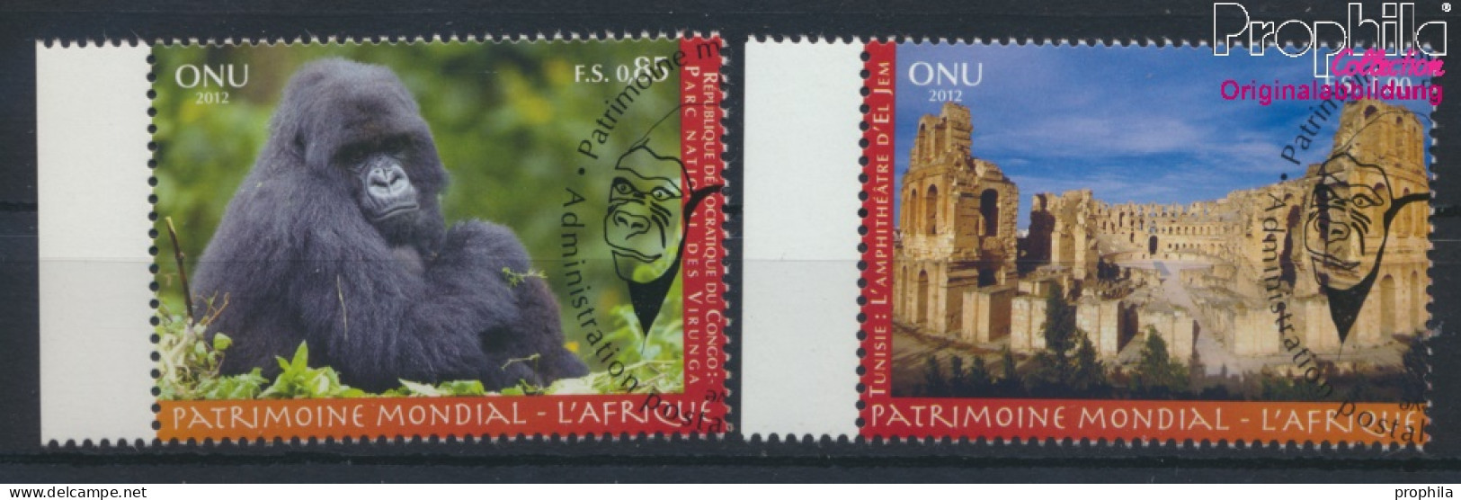 UNO - Genf 797-798 (kompl.Ausg.) Gestempelt 2012 UNESCO Welterbe Afrika (10073551 - Used Stamps