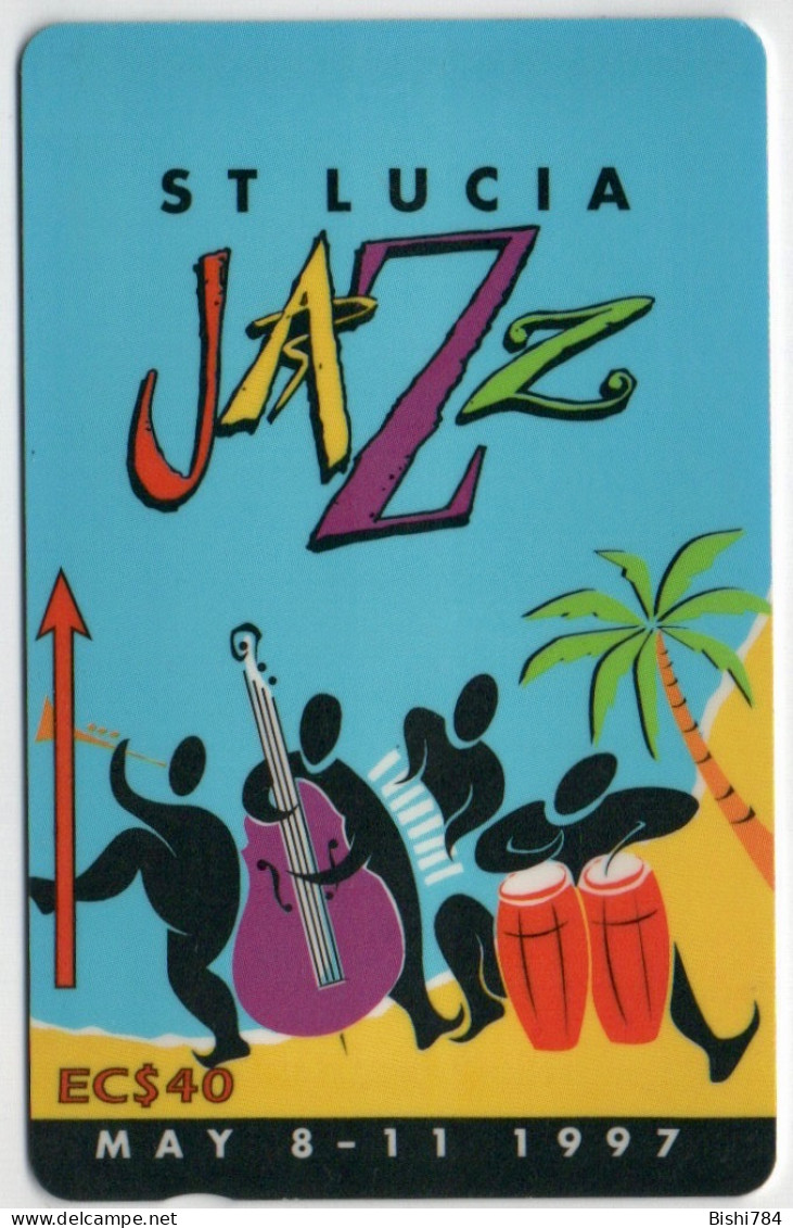 St. Lucia - Jazz Festival 1997 $40 - 147CSLF (very Small Bold Font) - St. Lucia