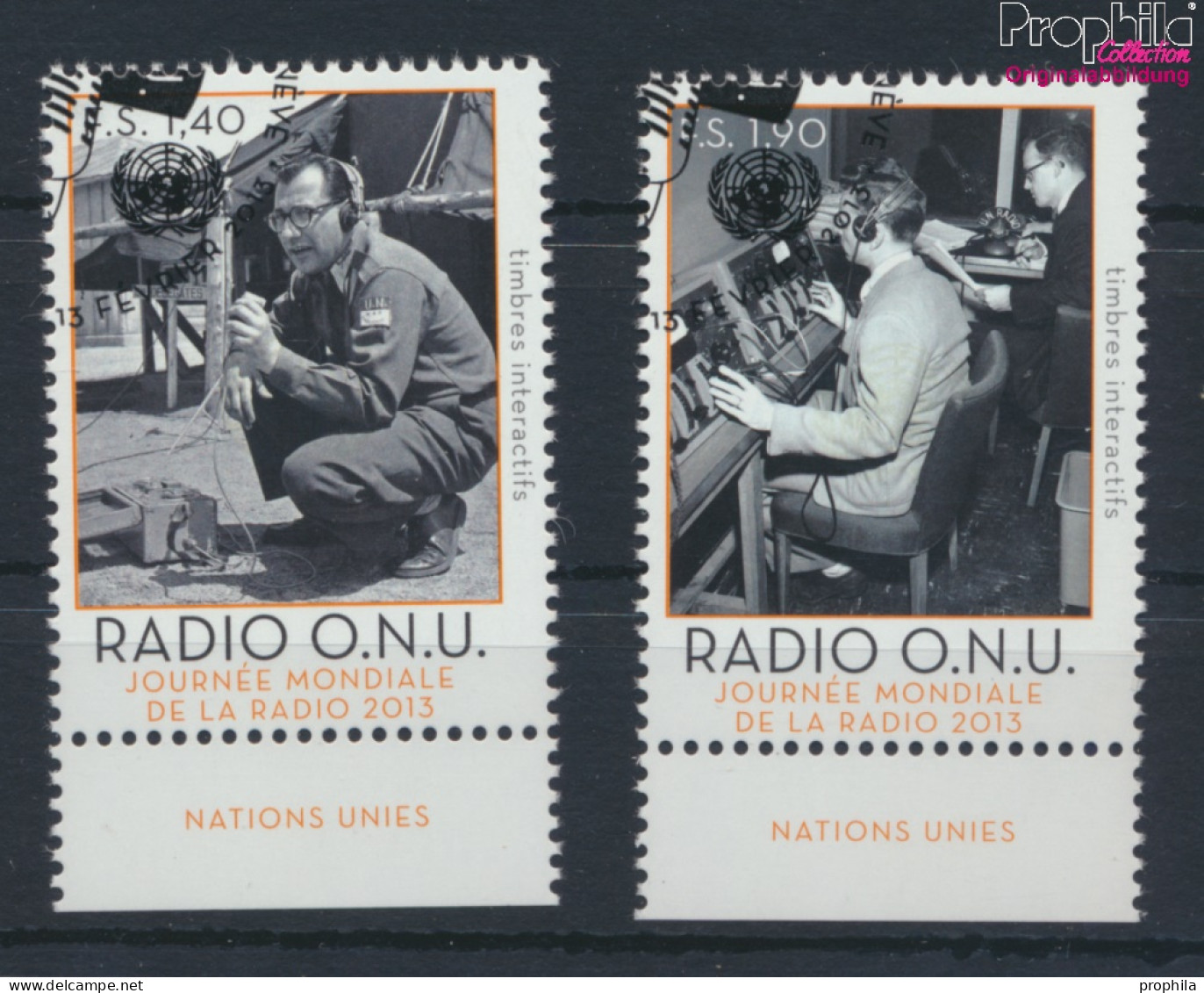 UNO - Genf 805-806 (kompl.Ausg.) Gestempelt 2013 UN Radio (10073526 - Oblitérés