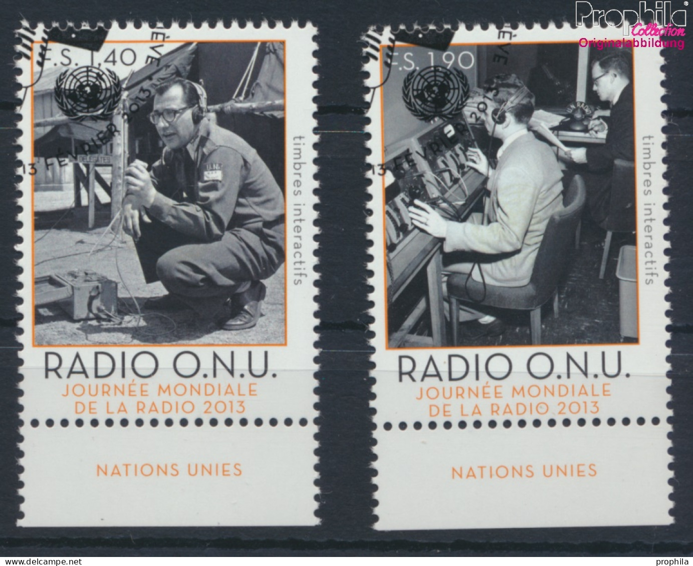 UNO - Genf 805-806 (kompl.Ausg.) Gestempelt 2013 UN Radio (10073527 - Oblitérés