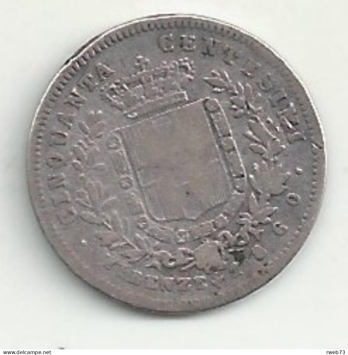 ITALIE - FLORENCE - 50 Centésimi - 1860 - B - Toscane