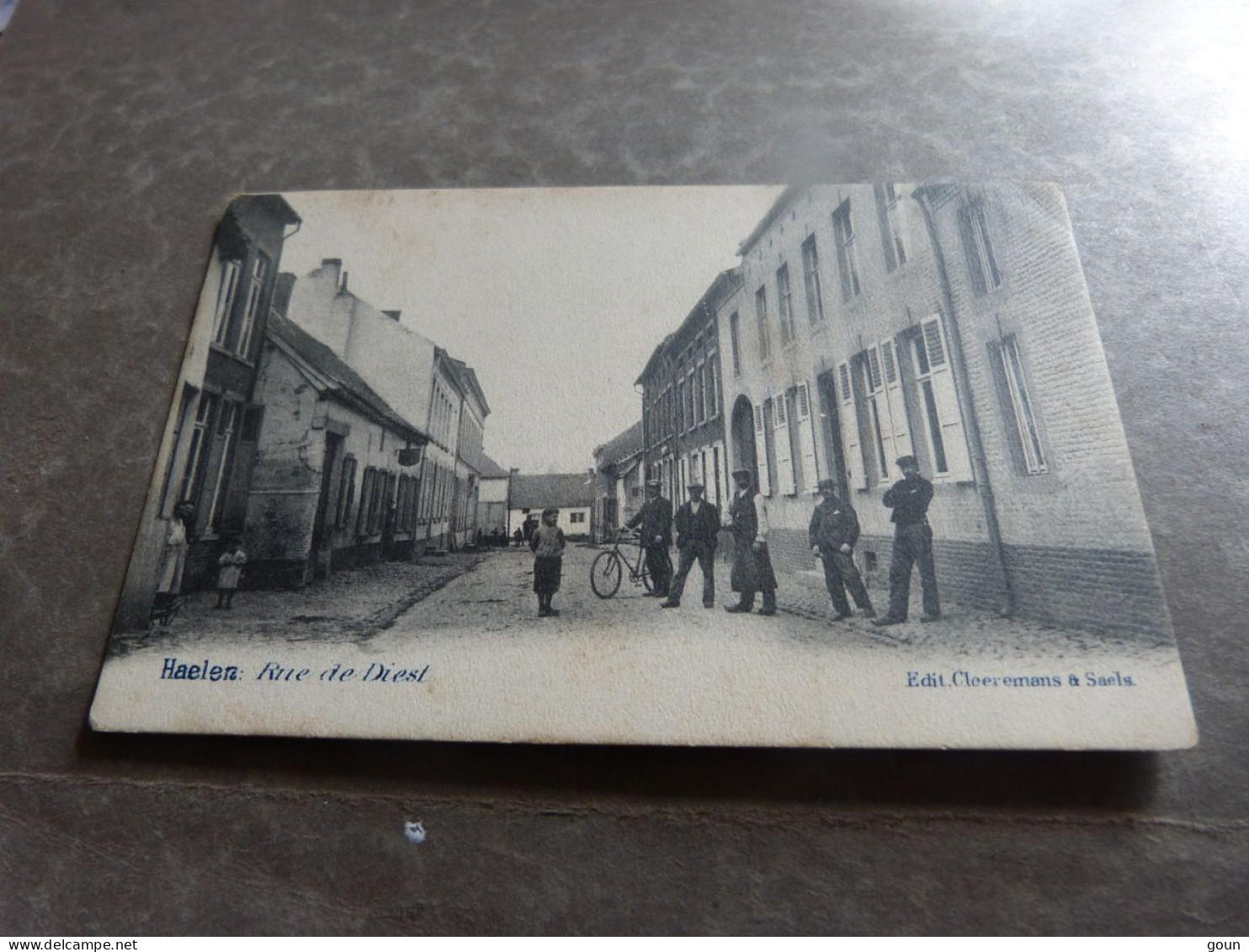 Cpa  Halen Haelen Rue De DIest - Halen