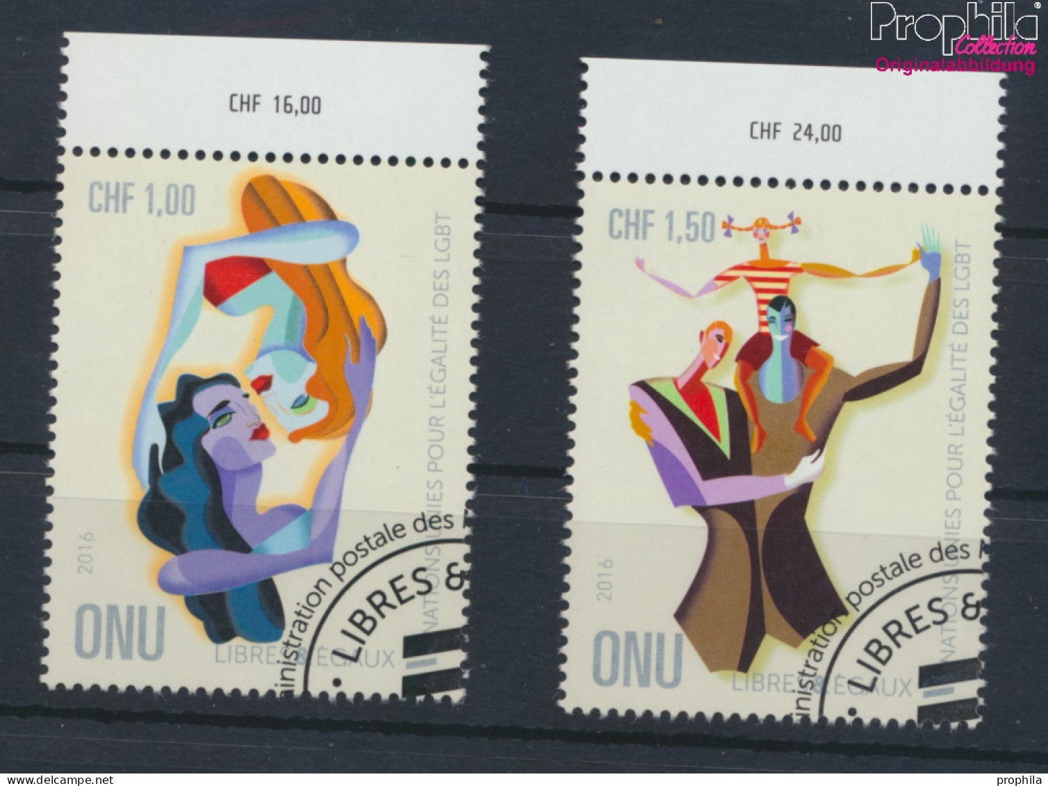 UNO - Genf 938-939 (kompl.Ausg.) Gestempelt 2016 Gleichstellung Lesben, Schwule (10073294 - Used Stamps