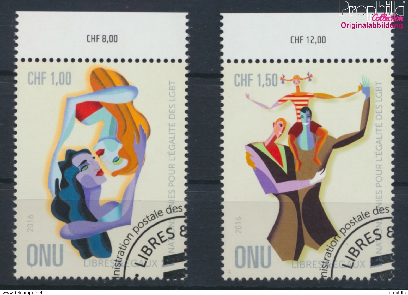 UNO - Genf 938-939 (kompl.Ausg.) Gestempelt 2016 Gleichstellung Lesben, Schwule (10073296 - Used Stamps