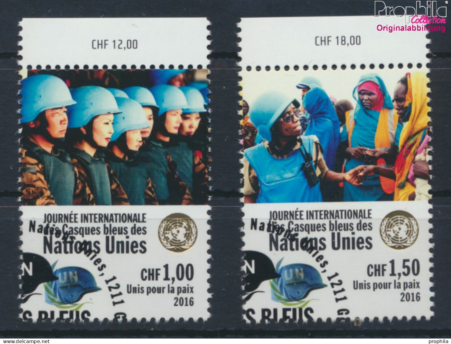 UNO - Genf 954-955 (kompl.Ausg.) Gestempelt 2016 Tag Der Friedenstruppen (10073274 - Used Stamps