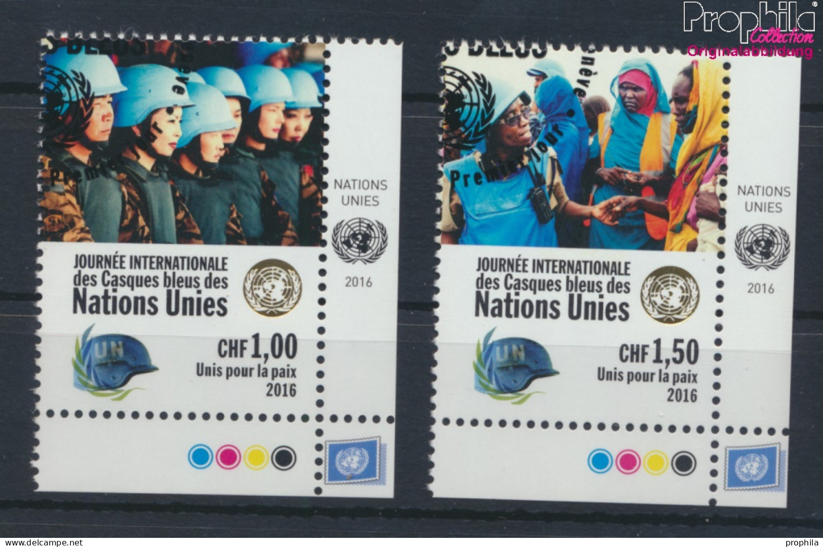 UNO - Genf 954-955 (kompl.Ausg.) Gestempelt 2016 Tag Der Friedenstruppen (10073277 - Used Stamps