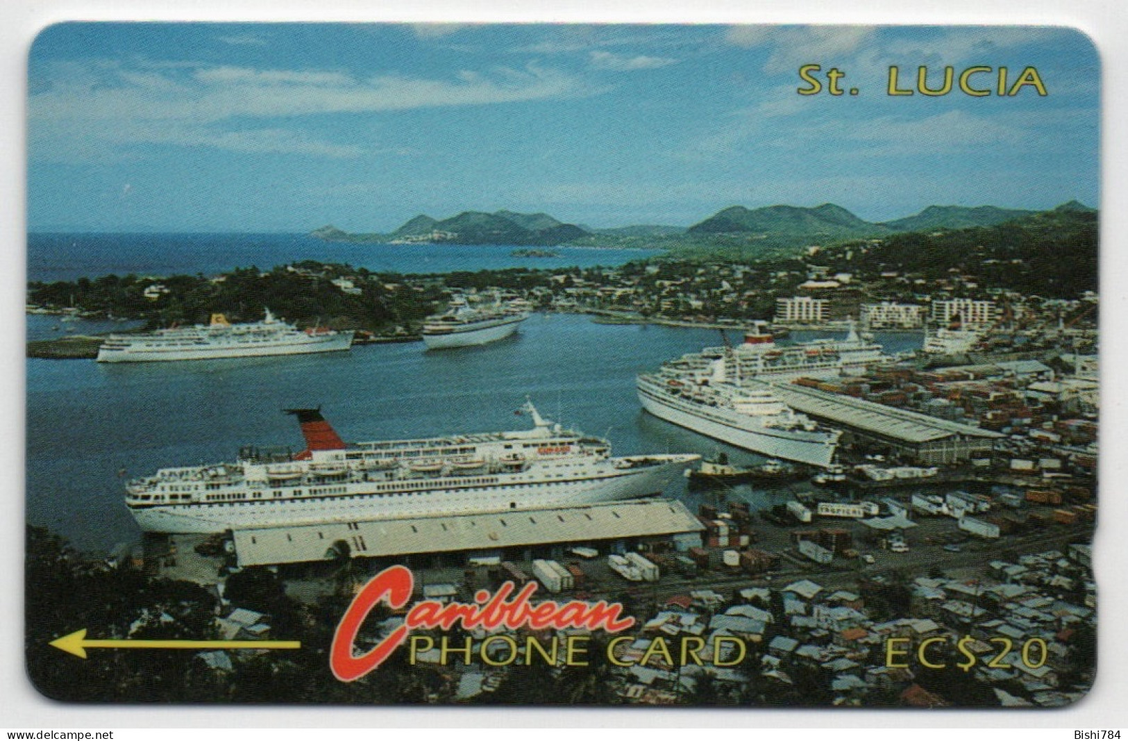 St. Lucia - Cruiseline - 3CSLB (Tall Font) - Sainte Lucie