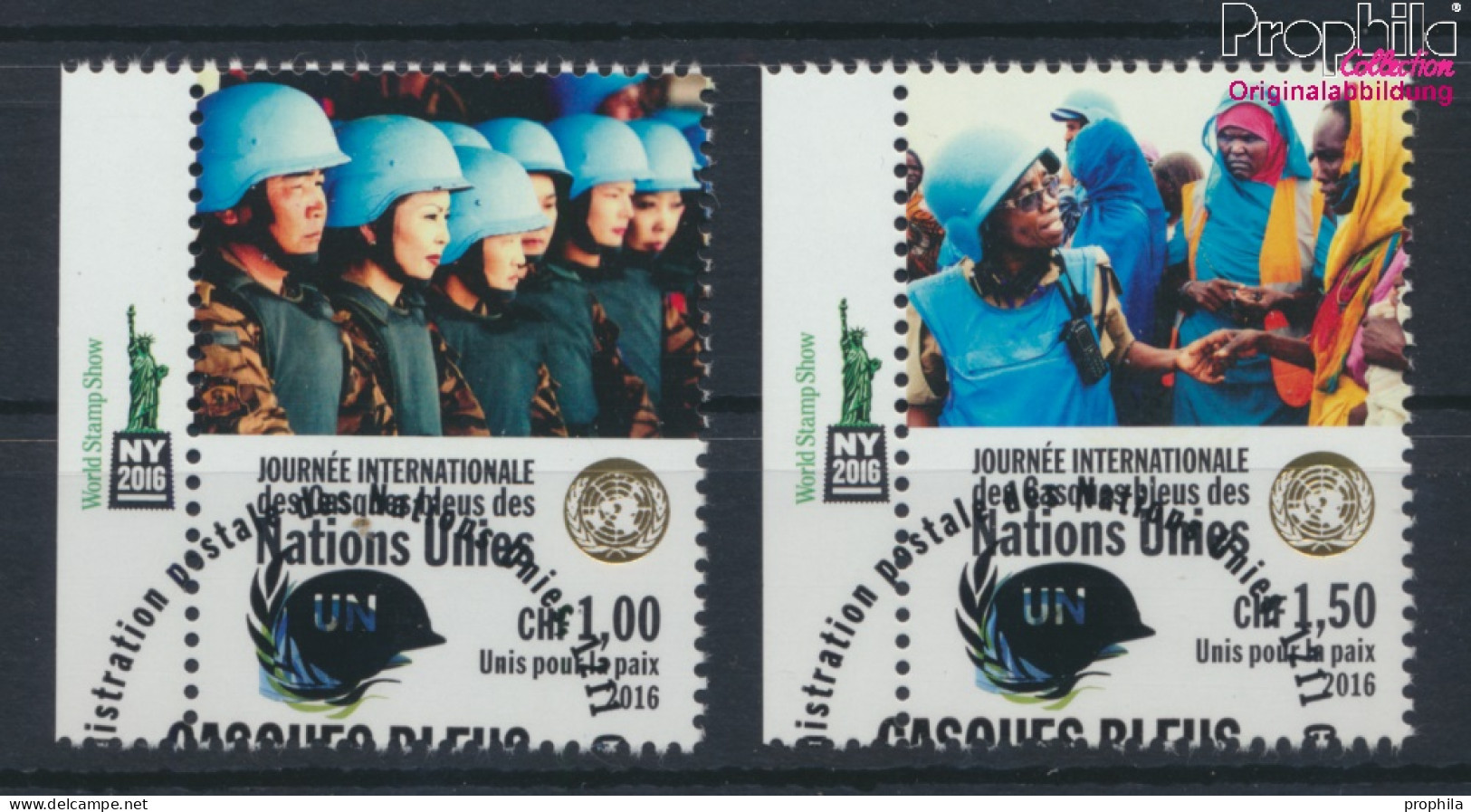 UNO - Genf 954-955 (kompl.Ausg.) Gestempelt 2016 Tag Der Friedenstruppen (10073281 - Used Stamps