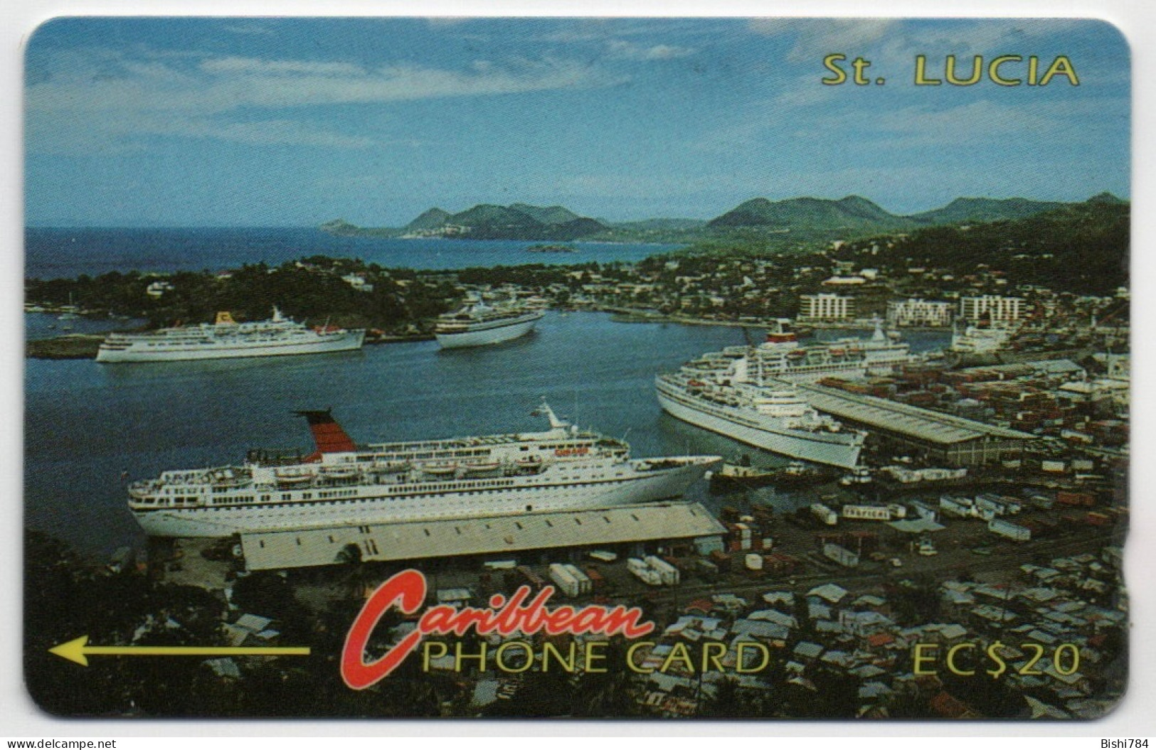 St. Lucia - Cruiseline - 7CSLB (faded Control) - St. Lucia