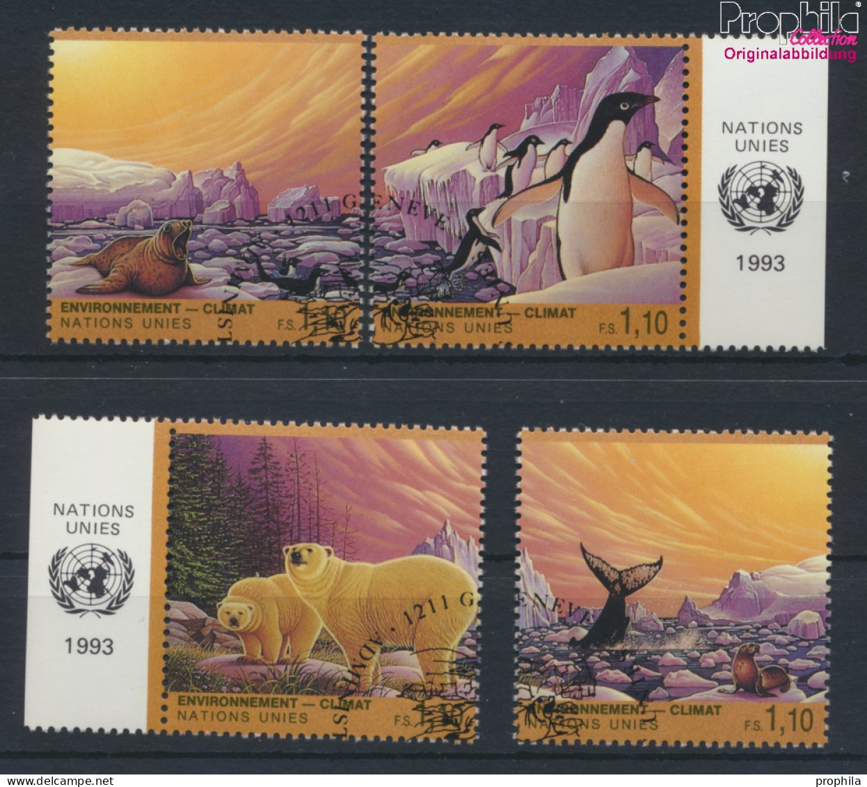 UNO - Genf 239-242 (kompl.Ausg.) Gestempelt 1993 Klimaveränderung (10072888 - Used Stamps