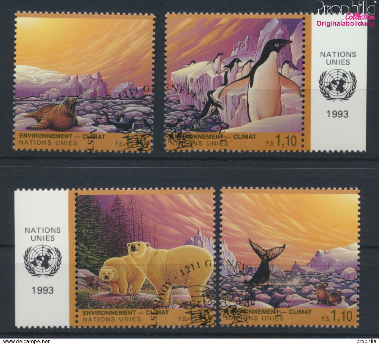 UNO - Genf 239-242 (kompl.Ausg.) Gestempelt 1993 Klimaveränderung (10072894 - Used Stamps