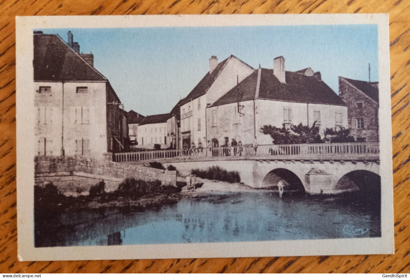 Dampierre Sur Salon - Le Pont - Commerce Au Fond - Jeune Pêcheur à La Ligne - Dampierre-sur-Salon