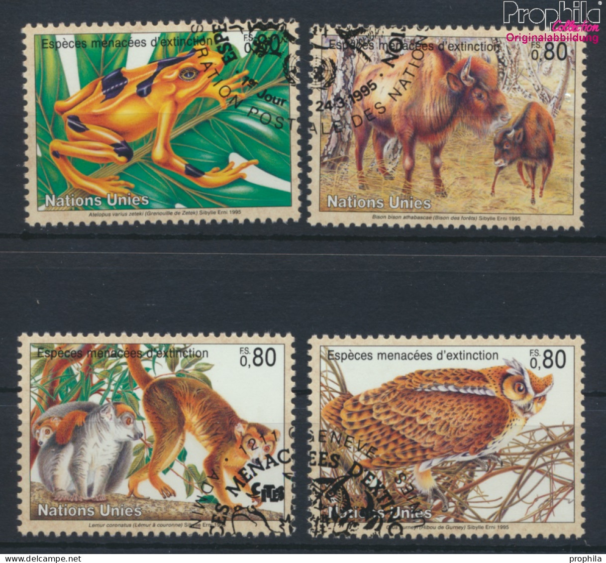 UNO - Genf 263-266 (kompl.Ausg.) Gestempelt 1995 Gefährdete Tiere (10072818 - Used Stamps