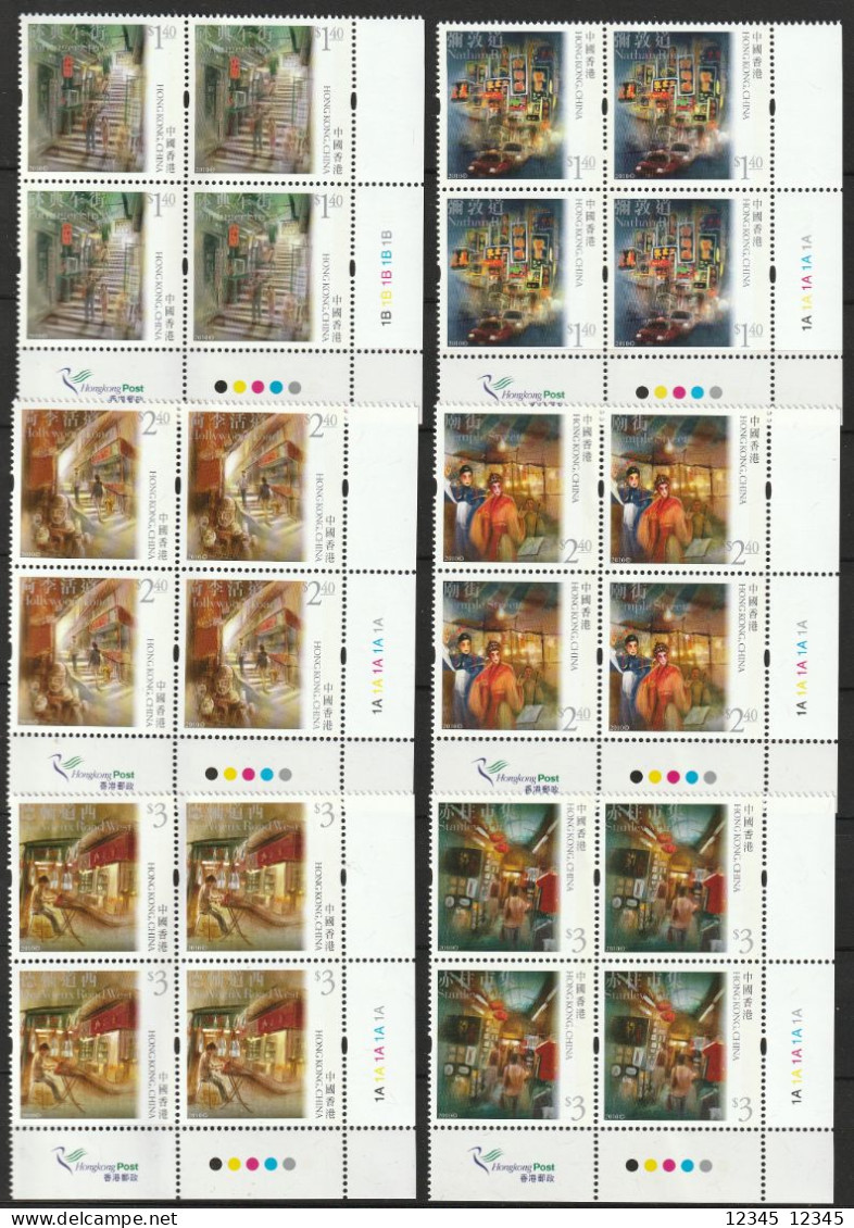 Hong Kong 2010, Postfris MNH, Characteristic Streets - Ungebraucht