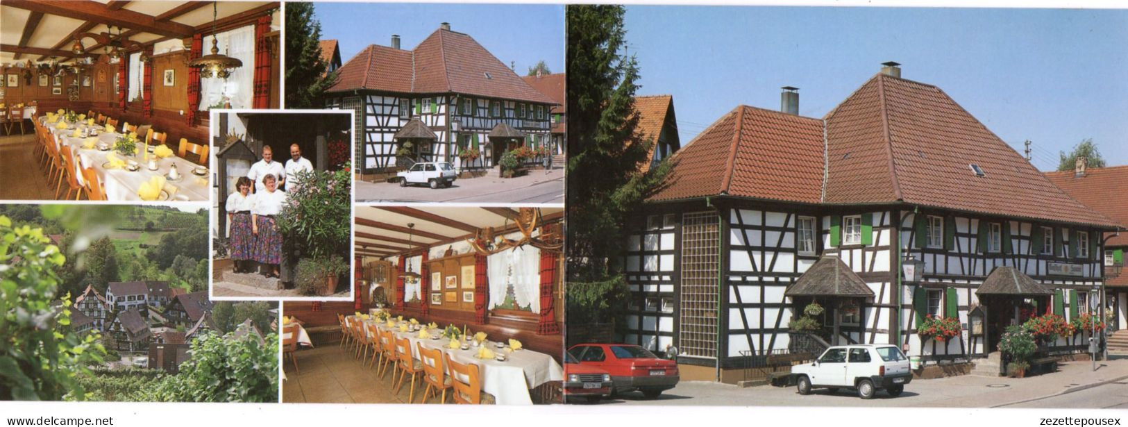 46894-ZE-ALLEMAGNE-Historisches Haus -Retaurant Sonne-Sasbachwalden---------------double Volet - Sasbach