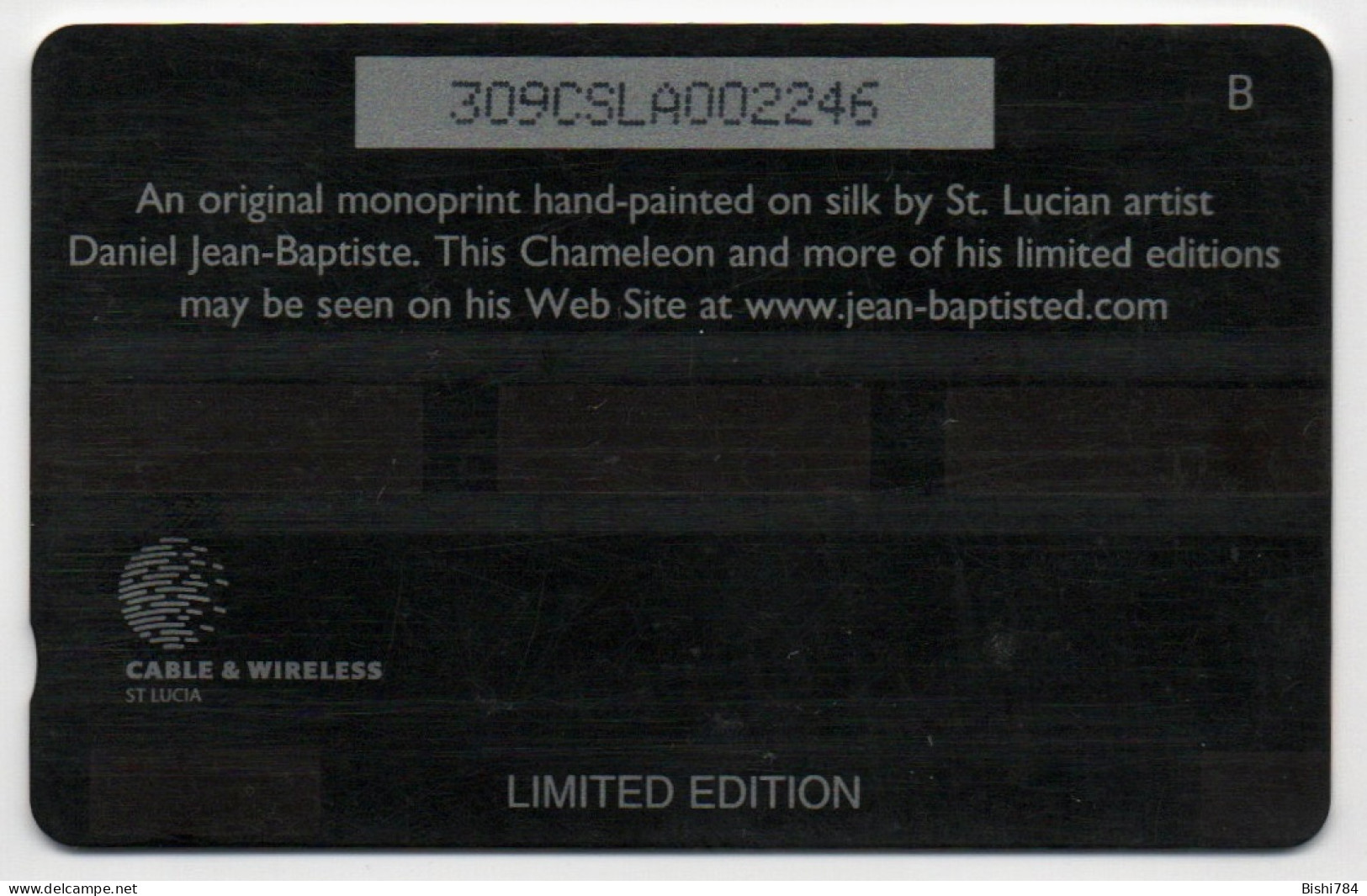 St. Lucia - Chameleon - D. Jean Baptiste - 309CSLA - St. Lucia