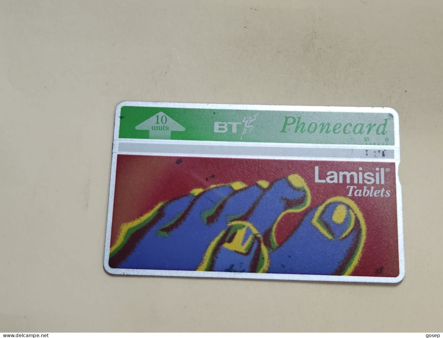 United Kingdom-(btm-028)-LAMISIL TABLETS-(33)(10units)(541A03419)-price Cataloge USED-10.00£+1card Prepiad Free - BT Medizinische