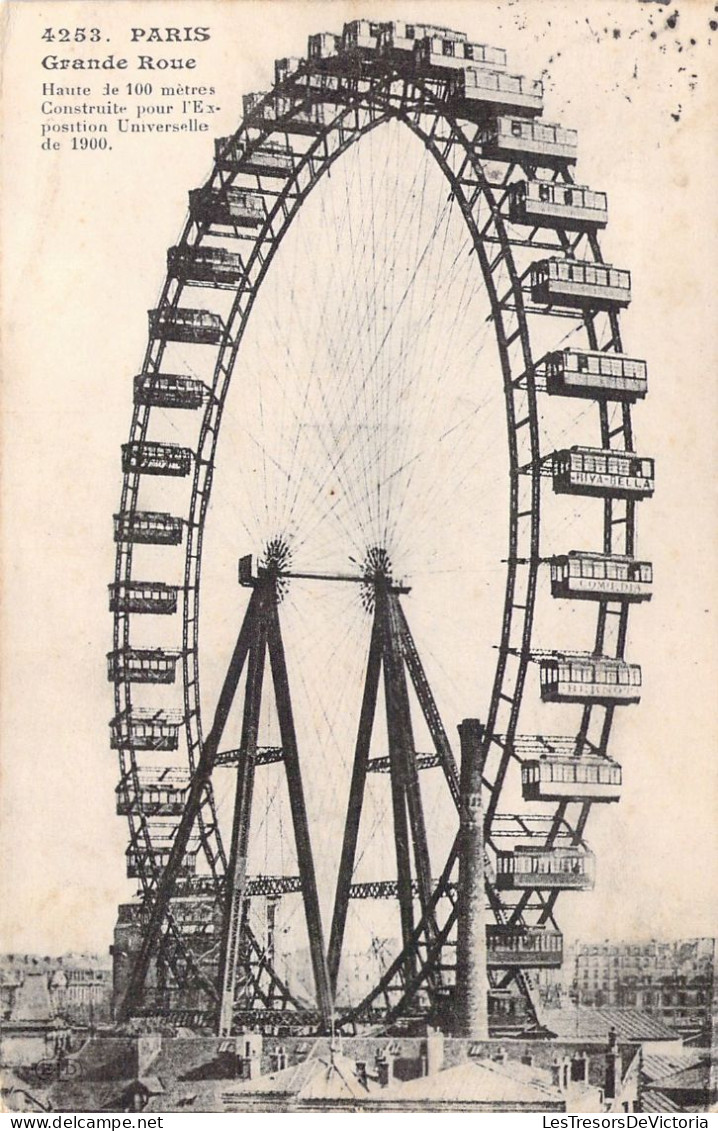 FRANCE - 75 - PARIS - Grande Roue - Carte Postale Ancienne - Sonstige Sehenswürdigkeiten