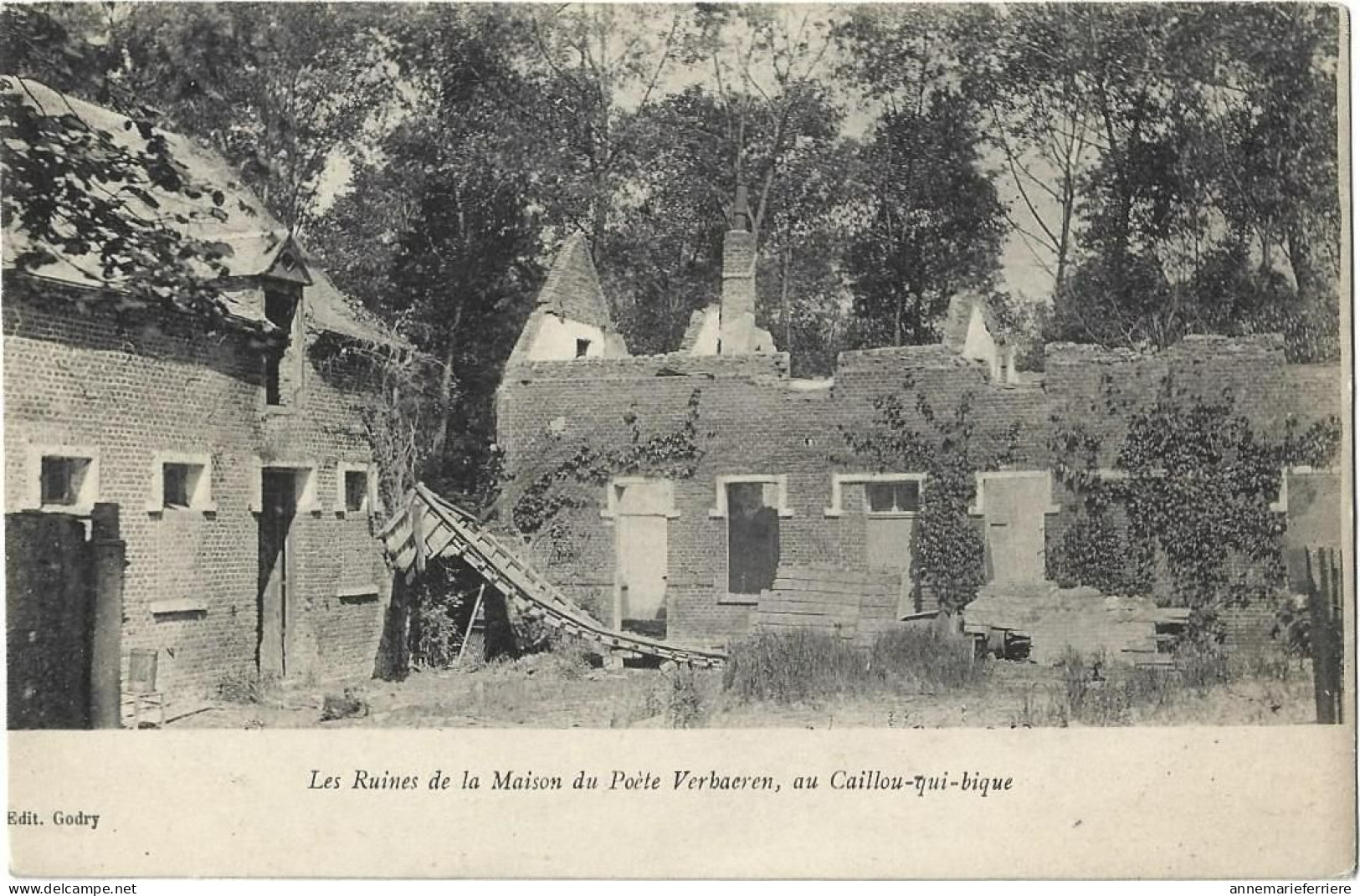 Roisin - Ruine Dela Maison Du Poète Verhaeren, Au Caillou-qui-Bique - Honnelles