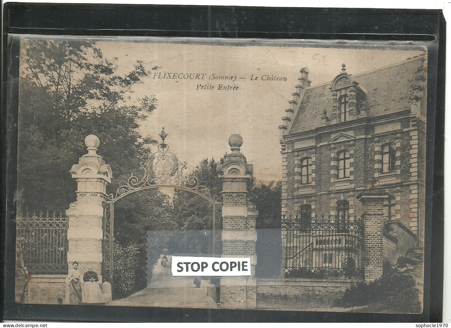 05-2023 - THE 50/174 - SOMME - 80 - FLIXECOURT -Le Château - Petite Entrée - Flixecourt