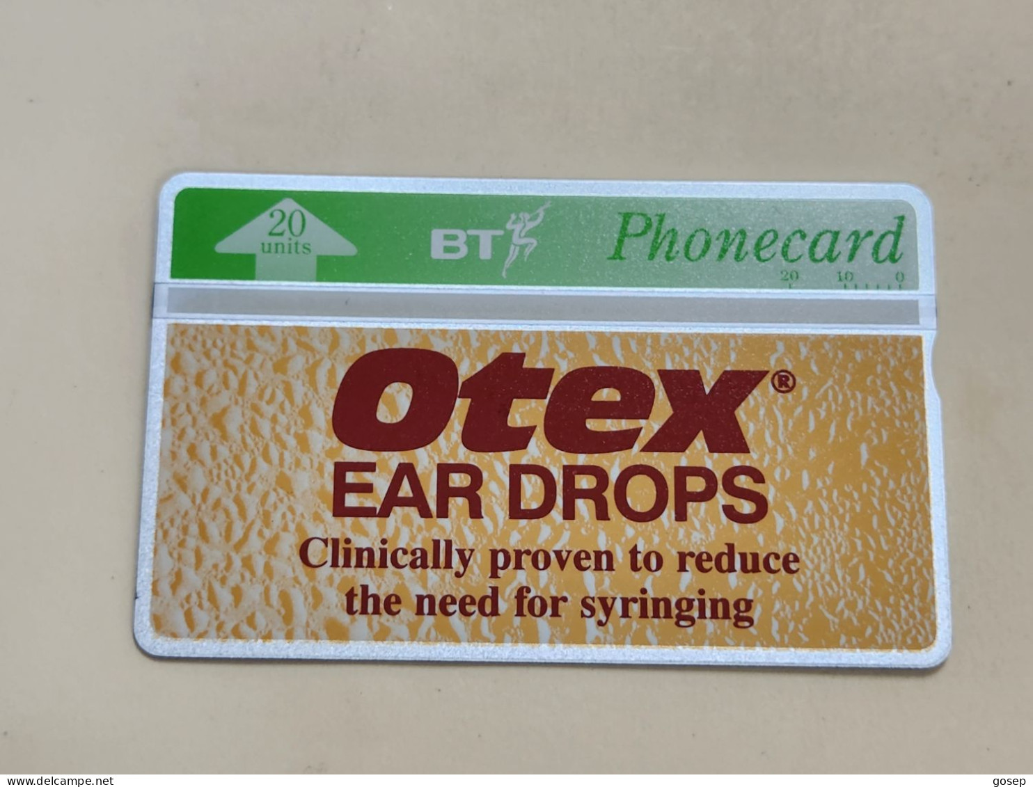 United Kingdom-(btm-030)-OTEX EAR DROPS-(34)(20units)(520C09110)-price Cataloge MINT-15.00£+1card Prepiad Free - BT Medizinische