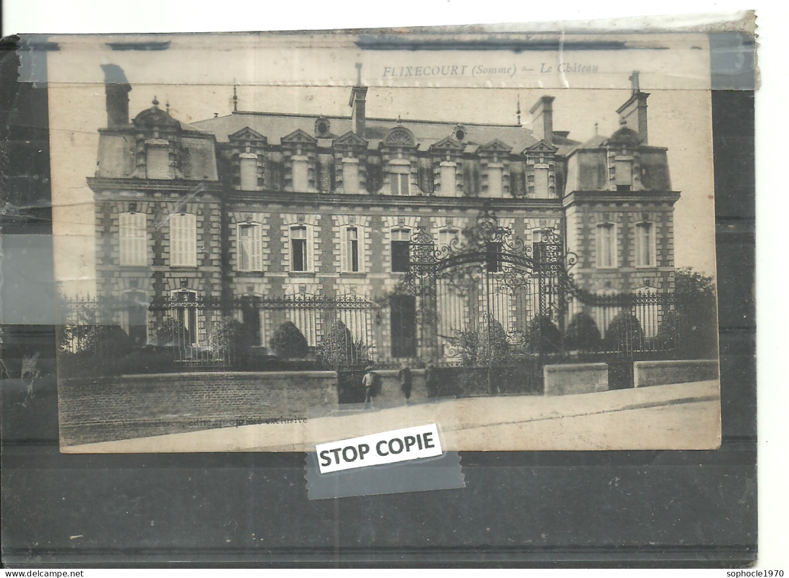 05-2023 - THE 50/174 - SOMME - 80 - FLIXECOURT -Le Château - Façade - Flixecourt