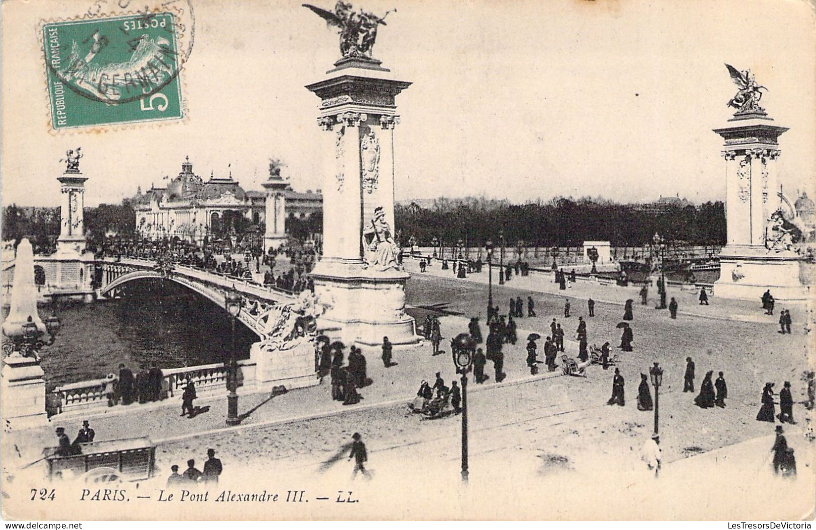 FRANCE - 75 - PARIS - Le Pont Alexandre III - Carte Postale Ancienne - Andere Monumenten, Gebouwen