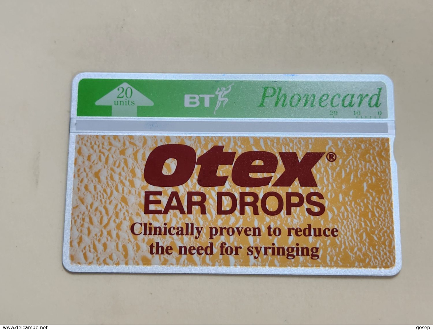 United Kingdom-(btm-030)-OTEX EAR DROPS-(35)(20units)(520C09961)-price Cataloge MINT-15.00£+1card Prepiad Free - BT Emissioni Mediche