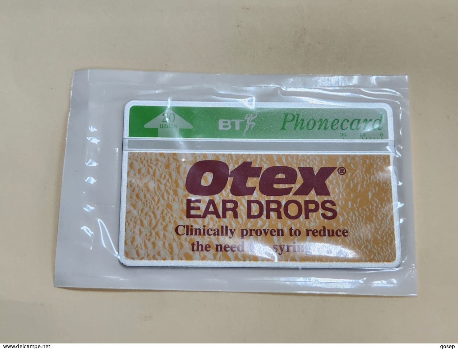 United Kingdom-(btm-030)-OTEX EAR DROPS-(36)(20units)(cod Inclosed Bag)-price Cataloge MINT-15.00£+1card Prepiad Free - BT Medizinische