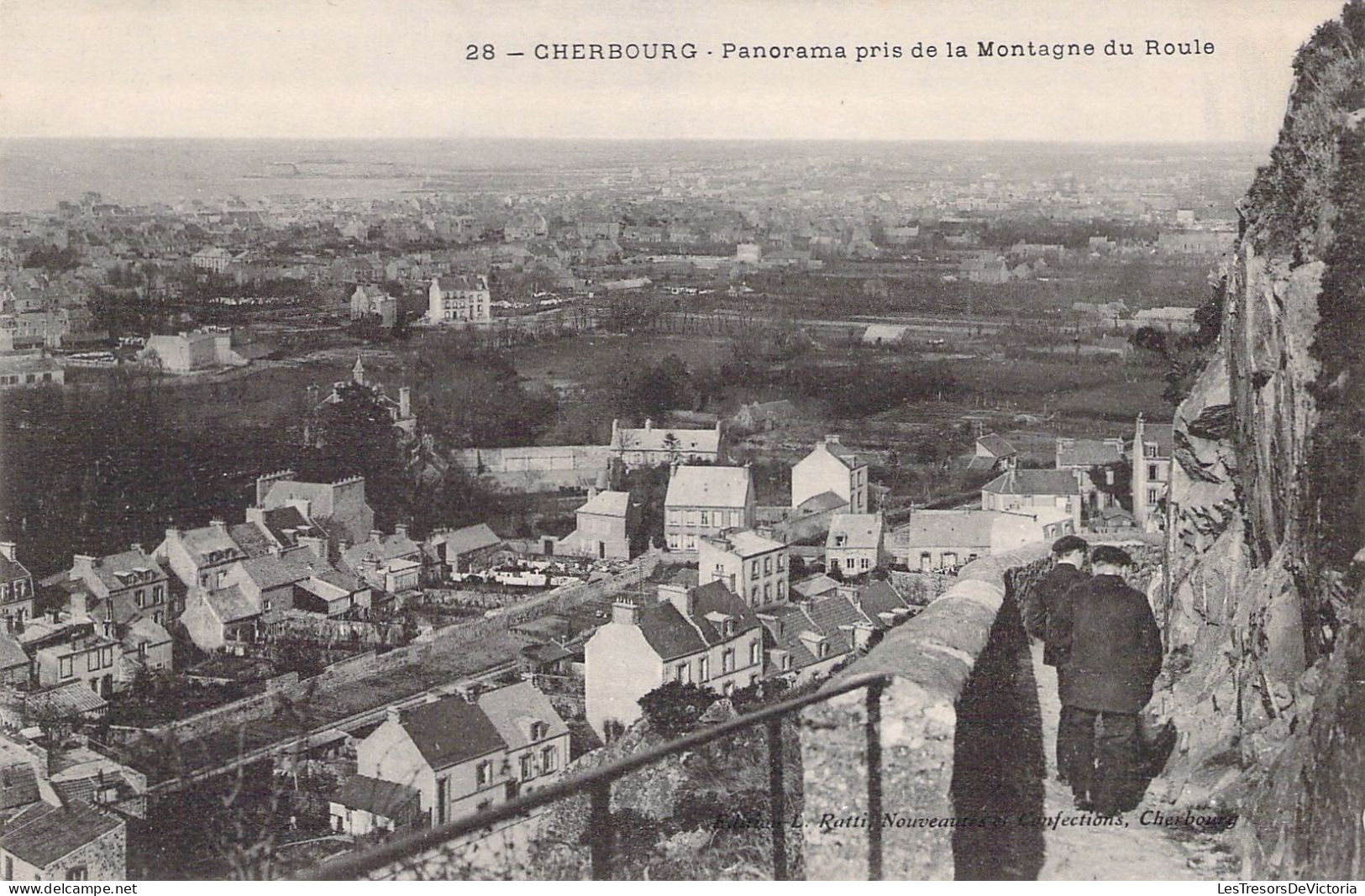 FRANCE - 50 - CHERBOURG - Panorama Pris De La Montagne Du Roule - Carte Postale Ancienne - Cherbourg