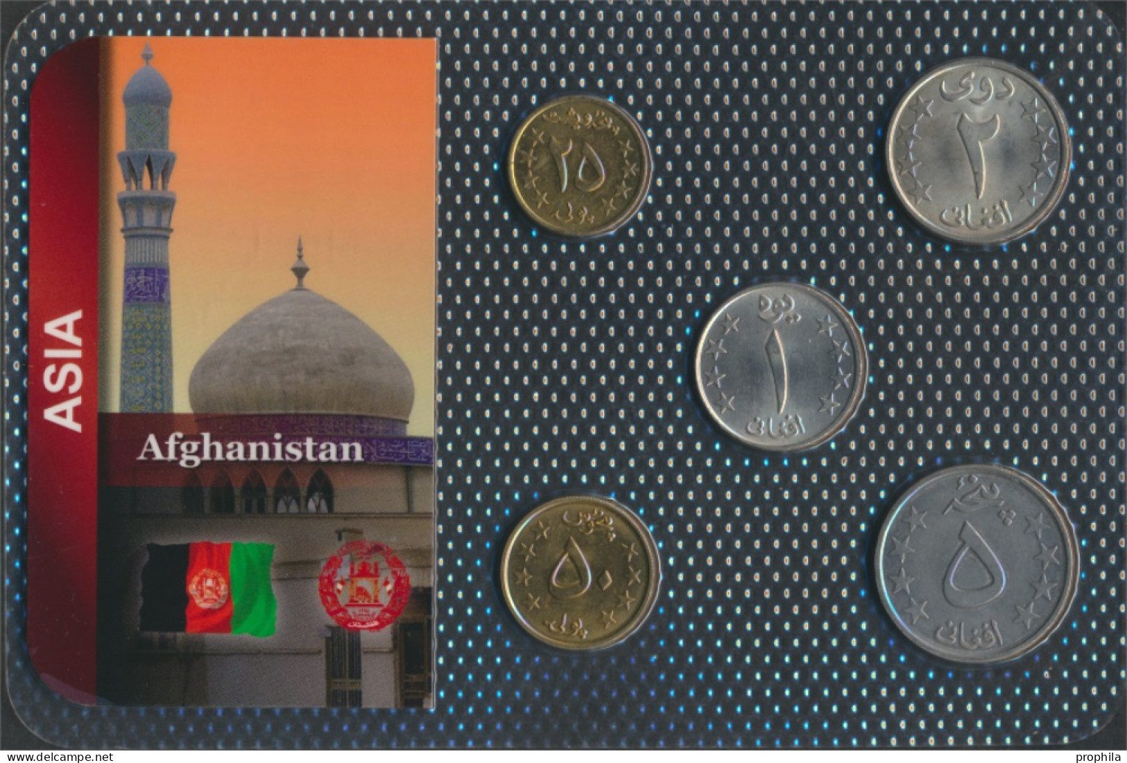 Afghanistan Sehr Schön Kursmünzen Sehr Schön Ab 1978 25 Pul Bis 5 Afghanis (10091234 - Afganistán