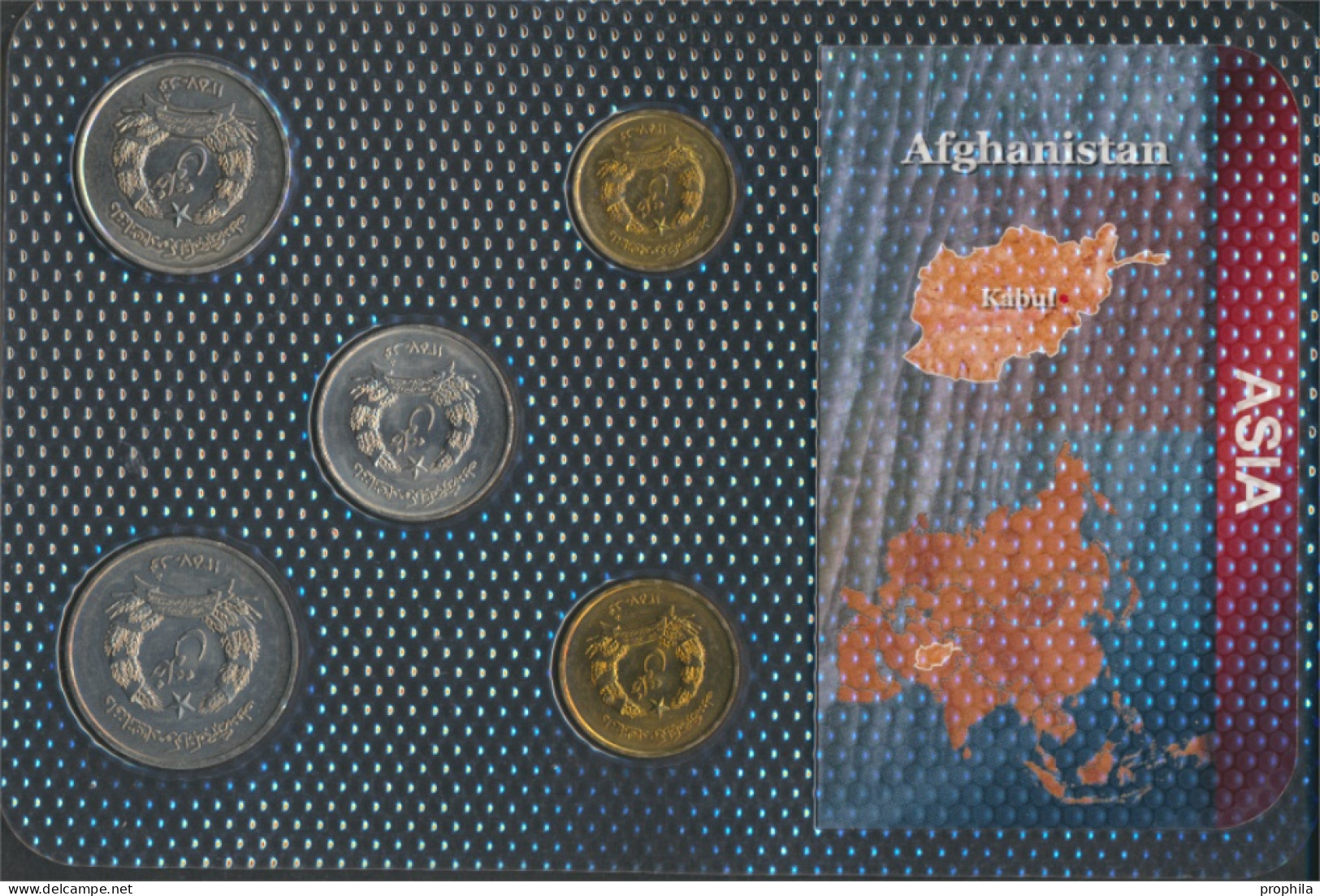 Afghanistan Sehr Schön Kursmünzen Sehr Schön Ab 1978 25 Pul Bis 5 Afghanis (10091234 - Afganistán