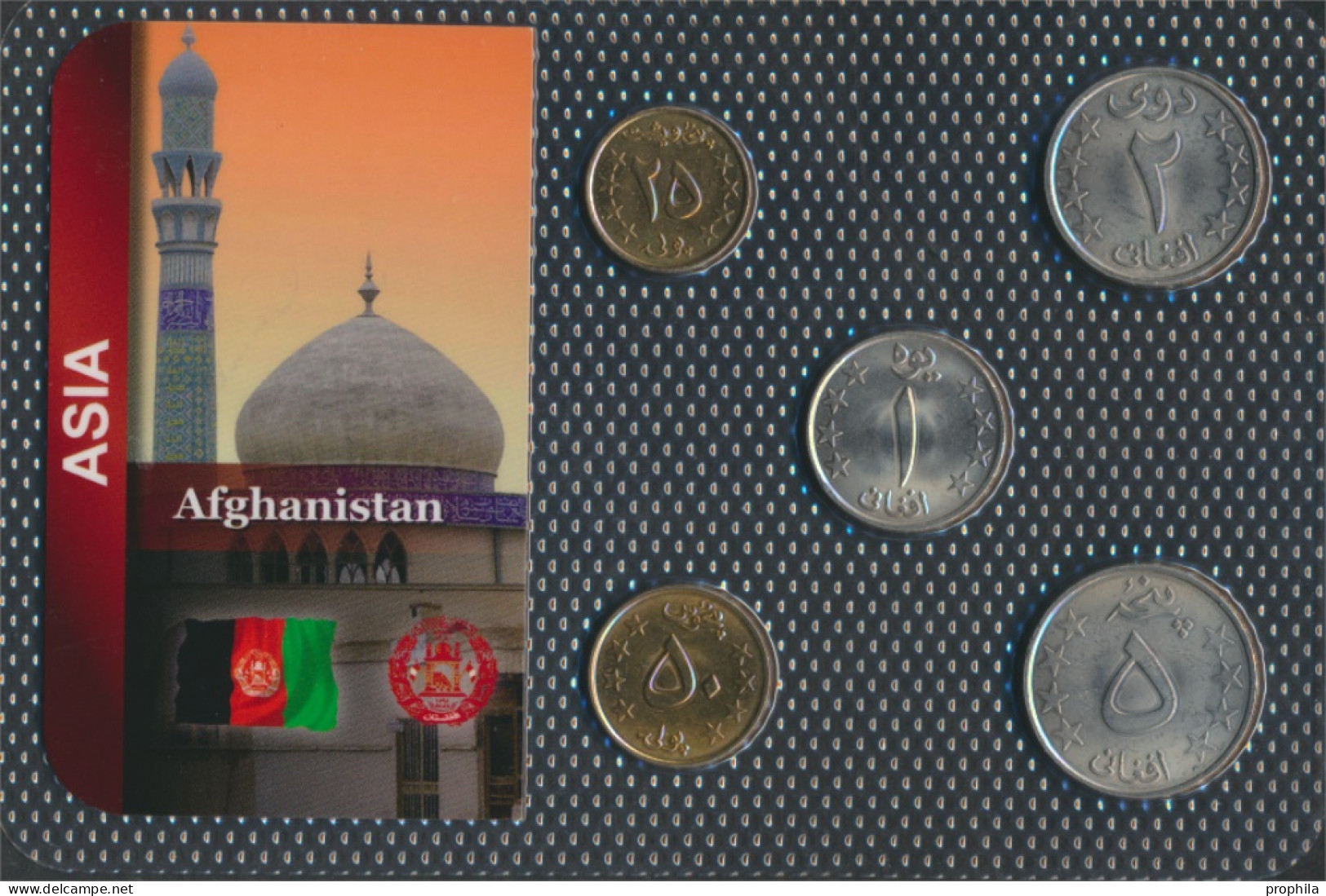 Afghanistan Sehr Schön Kursmünzen Sehr Schön Ab 1978 25 Pul Bis 5 Afghanis (10091236 - Afghanistan