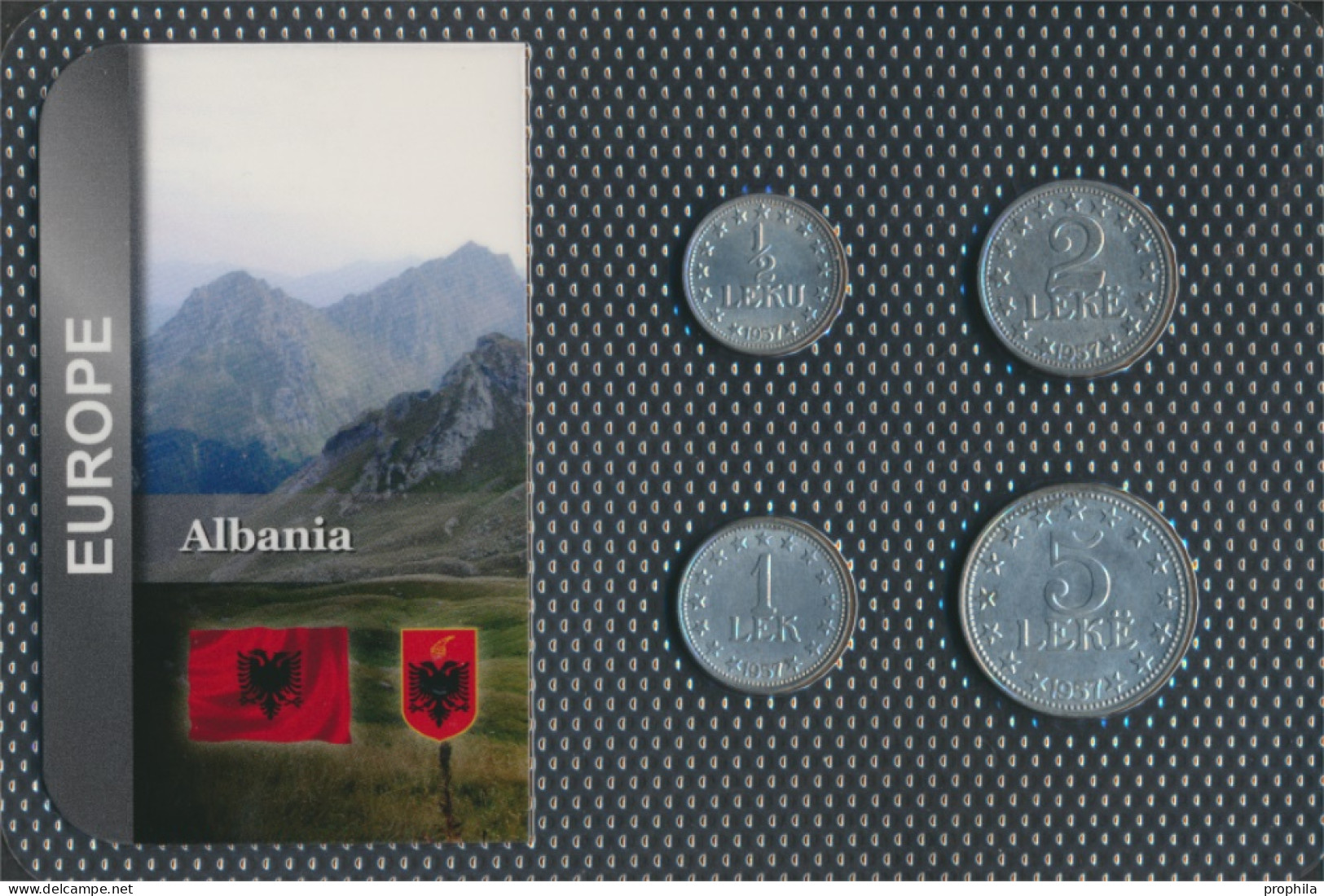 Albanien Stgl./unzirkuliert Kursmünzen Stgl./unzirkuliert Ab 1947 1/2 Leke Bis 5 Leke (10091228 - Albania