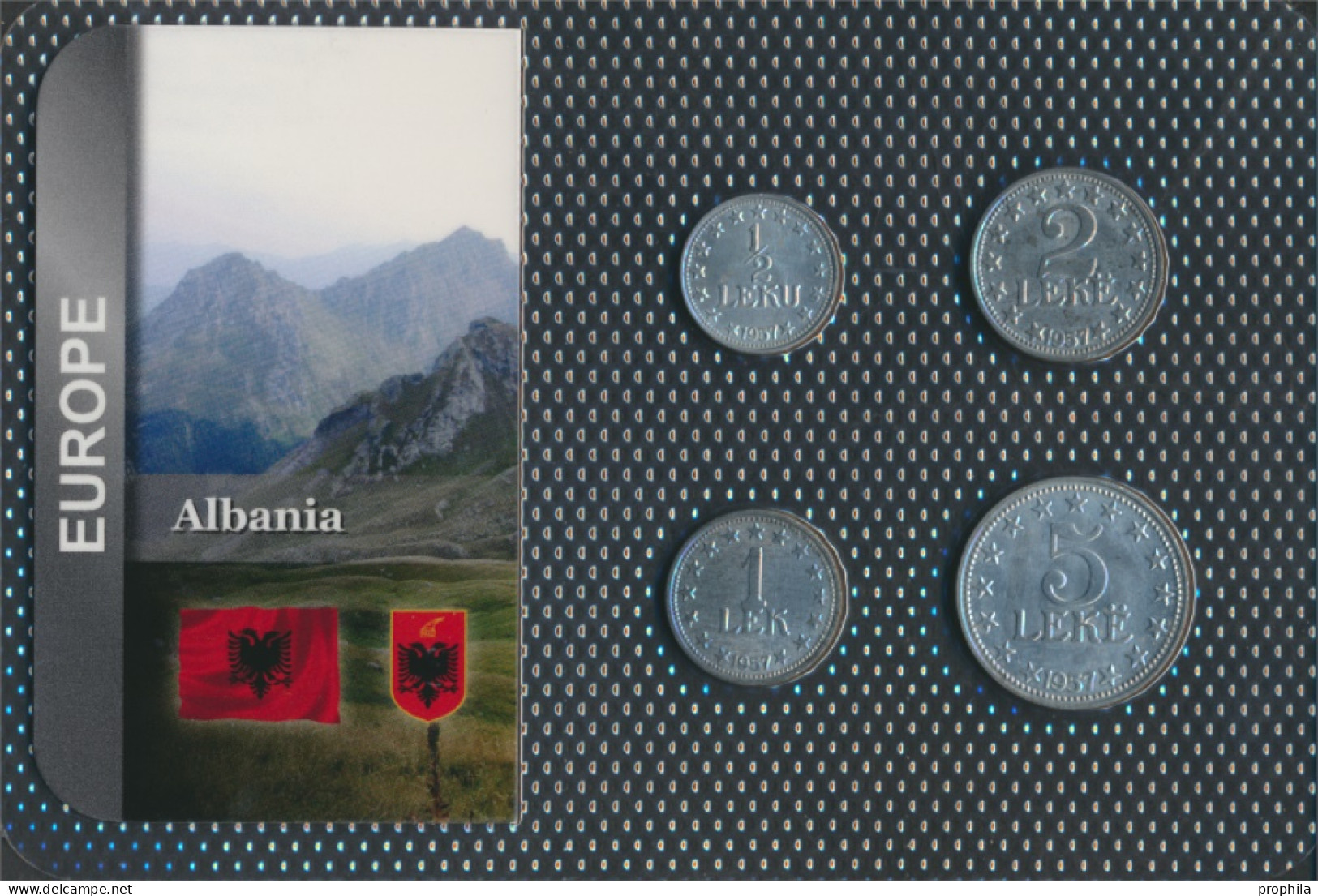 Albanien Stgl./unzirkuliert Kursmünzen Stgl./unzirkuliert Ab 1947 1/2 Leke Bis 5 Leke (10091229 - Albania