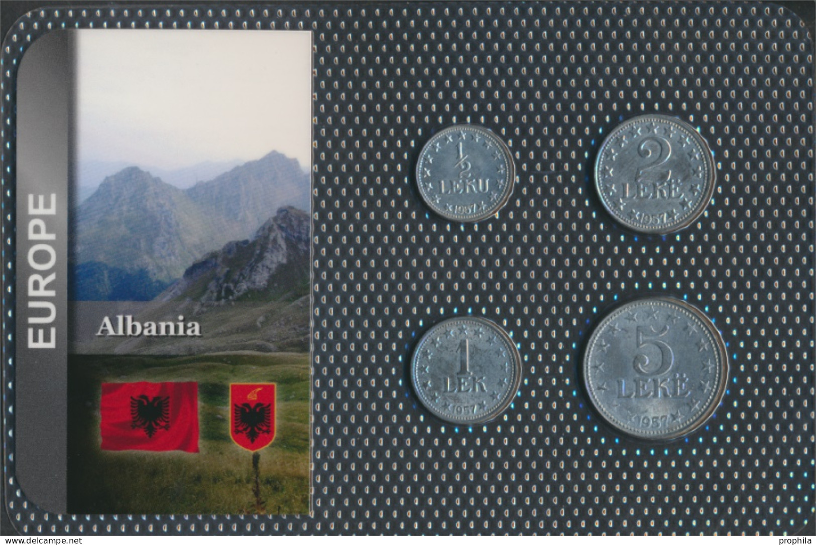 Albanien Stgl./unzirkuliert Kursmünzen Stgl./unzirkuliert Ab 1947 1/2 Leke Bis 5 Leke (10091232 - Albania