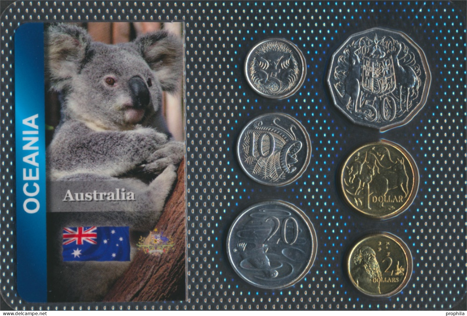Australien Stgl./unzirkuliert Kursmünzen Stgl./unzirkuliert Ab 1999 5 Cents Bis 2 Dollars (10091206 - Münz- Und Jahressets