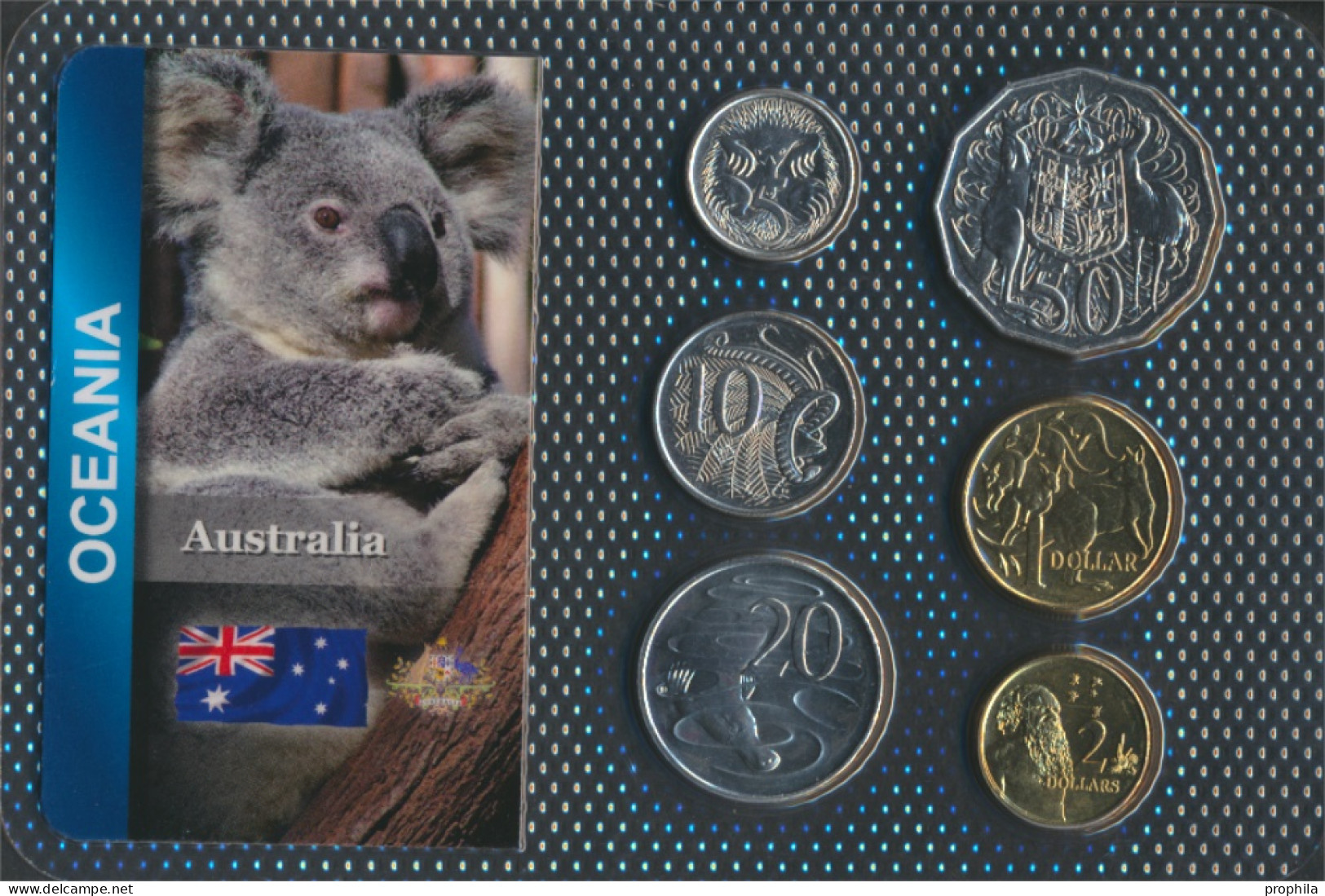 Australien Stgl./unzirkuliert Kursmünzen Stgl./unzirkuliert Ab 1999 5 Cents Bis 2 Dollars (10091207 - Münz- Und Jahressets