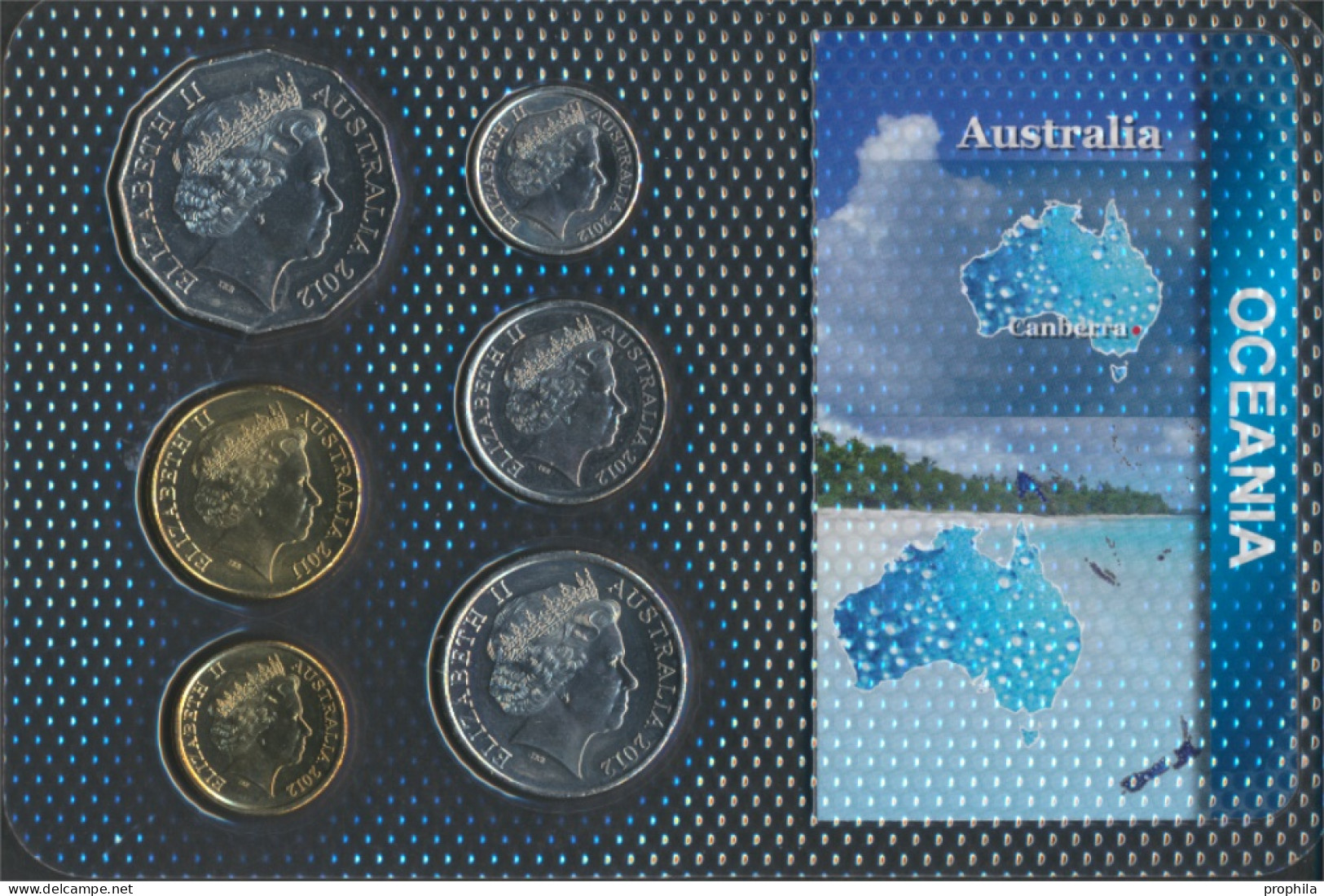 Australien Stgl./unzirkuliert Kursmünzen Stgl./unzirkuliert Ab 1999 5 Cents Bis 2 Dollars (10091209 - Ongebruikte Sets & Proefsets