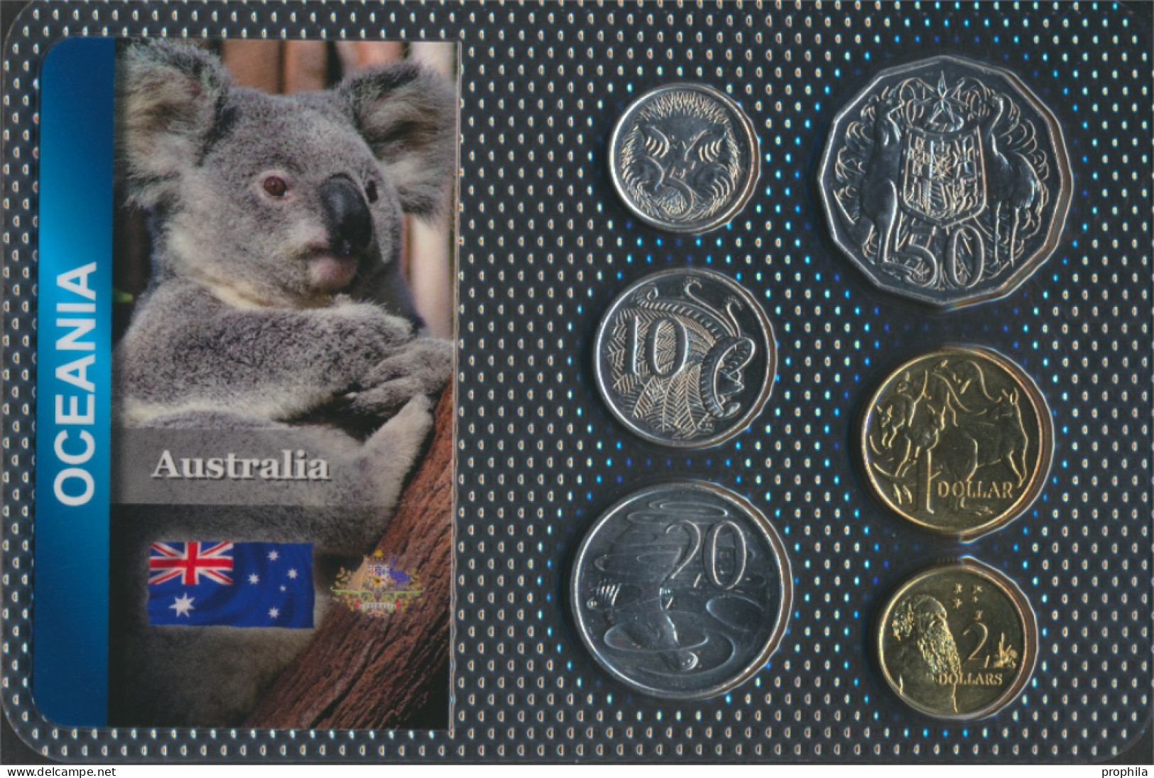 Australien Stgl./unzirkuliert Kursmünzen Stgl./unzirkuliert Ab 1999 5 Cents Bis 2 Dollars (10091210 - Münz- Und Jahressets