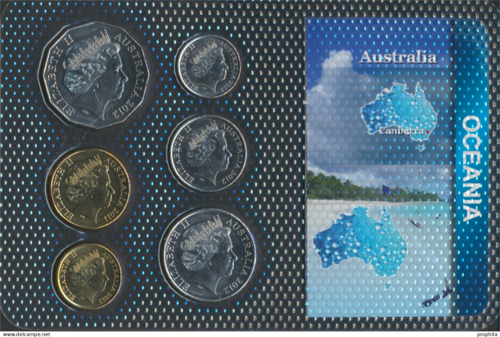 Australien Stgl./unzirkuliert Kursmünzen Stgl./unzirkuliert Ab 1999 5 Cents Bis 2 Dollars (10091210 - Ongebruikte Sets & Proefsets