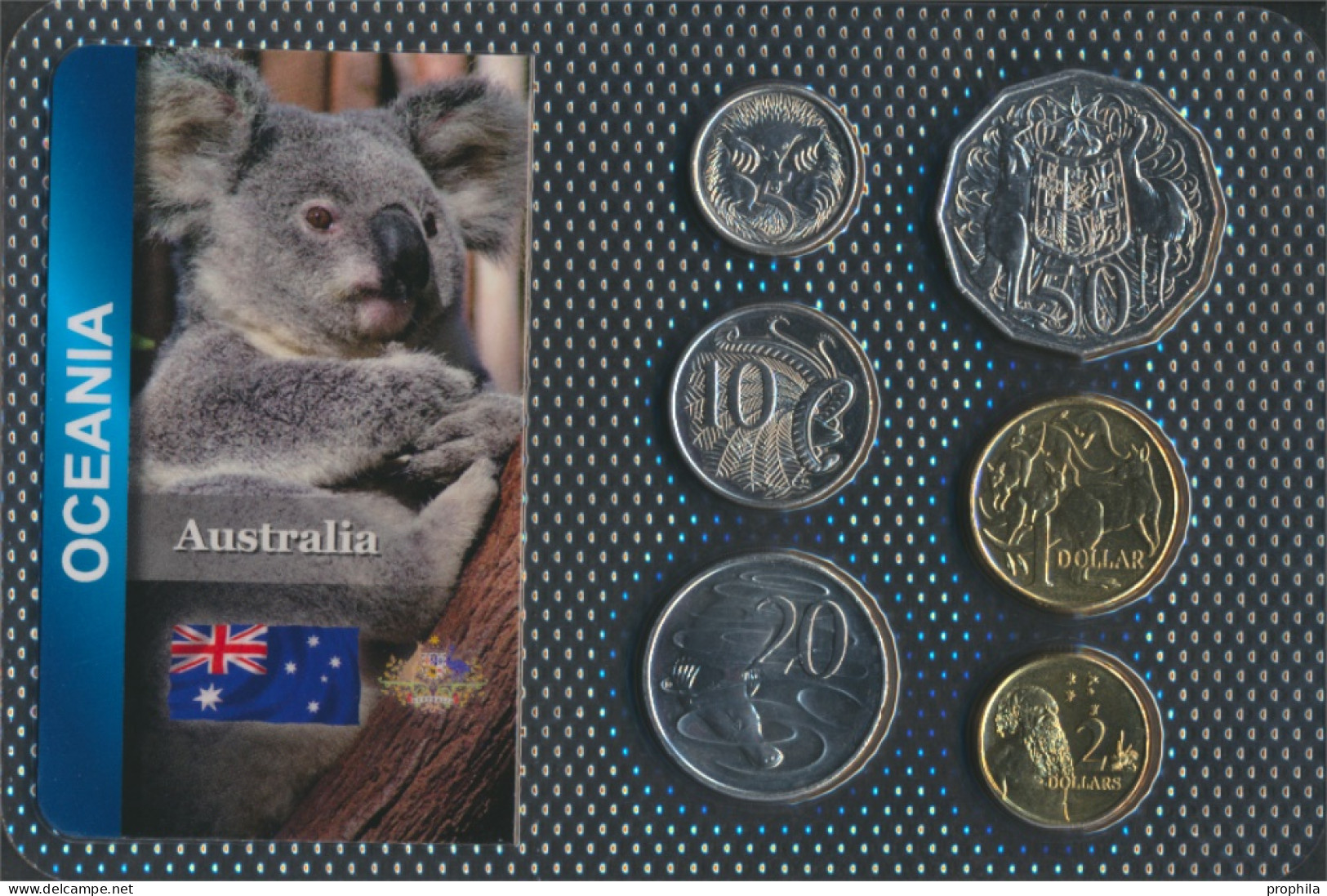 Australien Stgl./unzirkuliert Kursmünzen Stgl./unzirkuliert Ab 1999 5 Cents Bis 2 Dollars (10091211 - Ongebruikte Sets & Proefsets