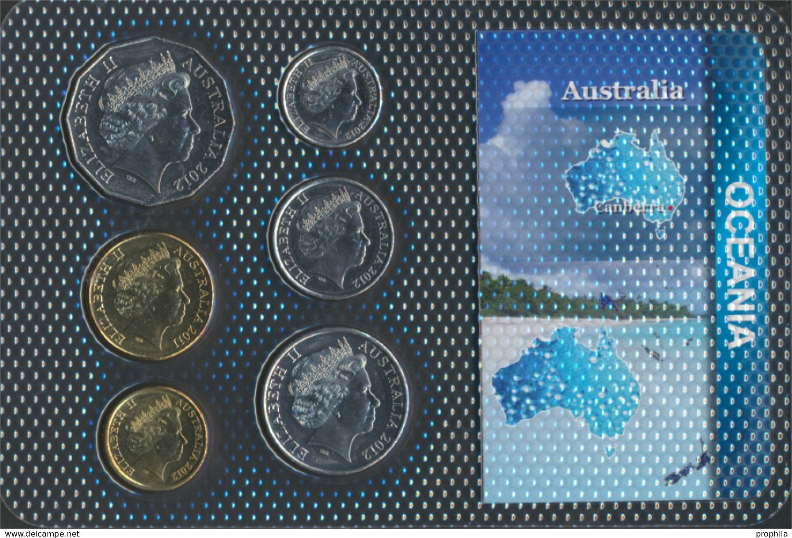 Australien Stgl./unzirkuliert Kursmünzen Stgl./unzirkuliert Ab 1999 5 Cents Bis 2 Dollars (10091211 - Ongebruikte Sets & Proefsets
