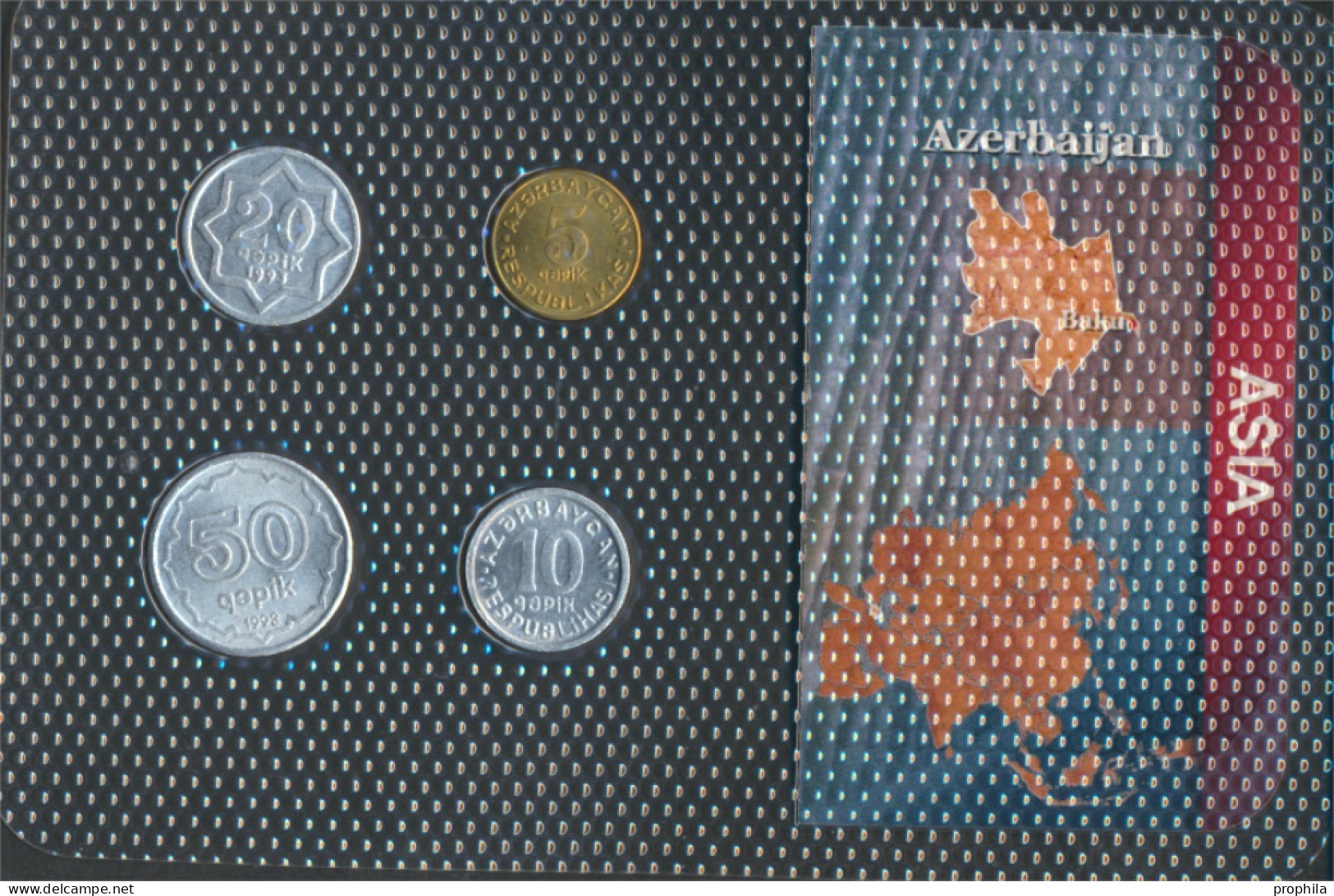 Aserbaidschan Stgl./unzirkuliert Kursmünzen Stgl./unzirkuliert Ab 1992 5 Qapik Bis 50 Qapik (10091201 - Azerbaïdjan