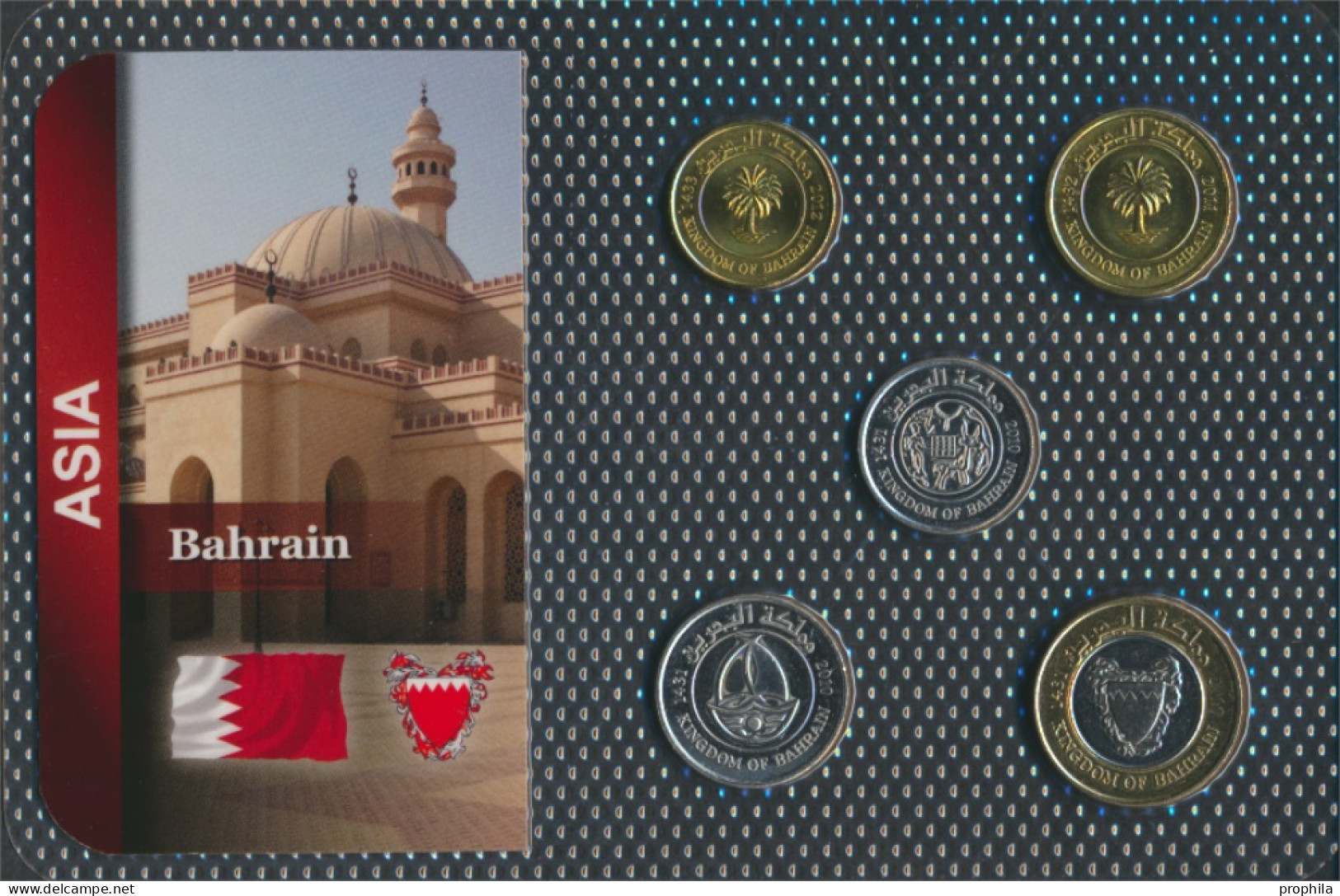 Bahrain Inseln Stgl./unzirkuliert Kursmünzen Stgl./unzirkuliert Ab 2002 5 Fils Bis 100 Fils (10091188 - Bahrain