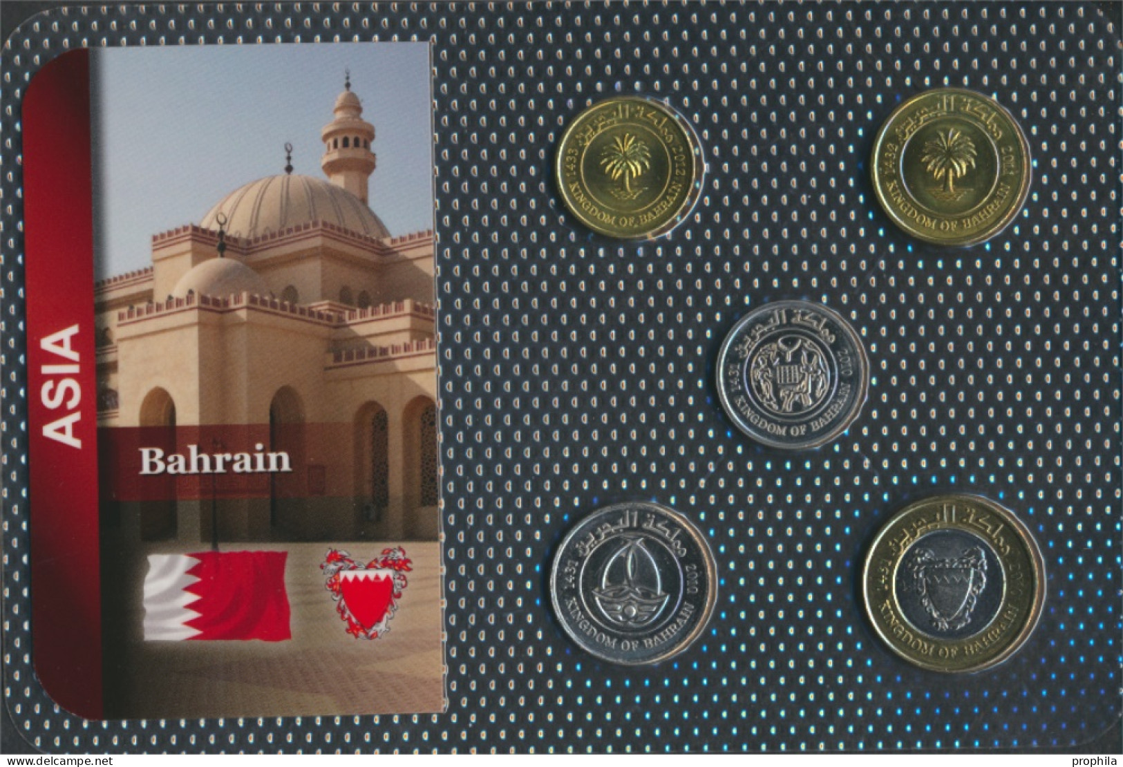 Bahrain Inseln Stgl./unzirkuliert Kursmünzen Stgl./unzirkuliert Ab 2002 5 Fils Bis 100 Fils (10091189 - Bahrein